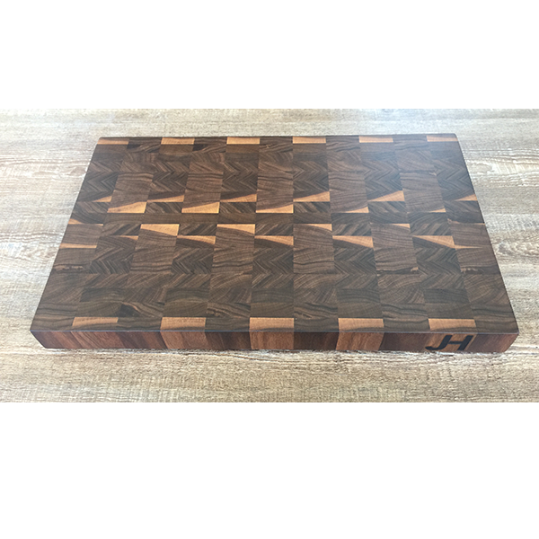 Cutting Board End Grain Chopping Block Black Walnut — James Houston