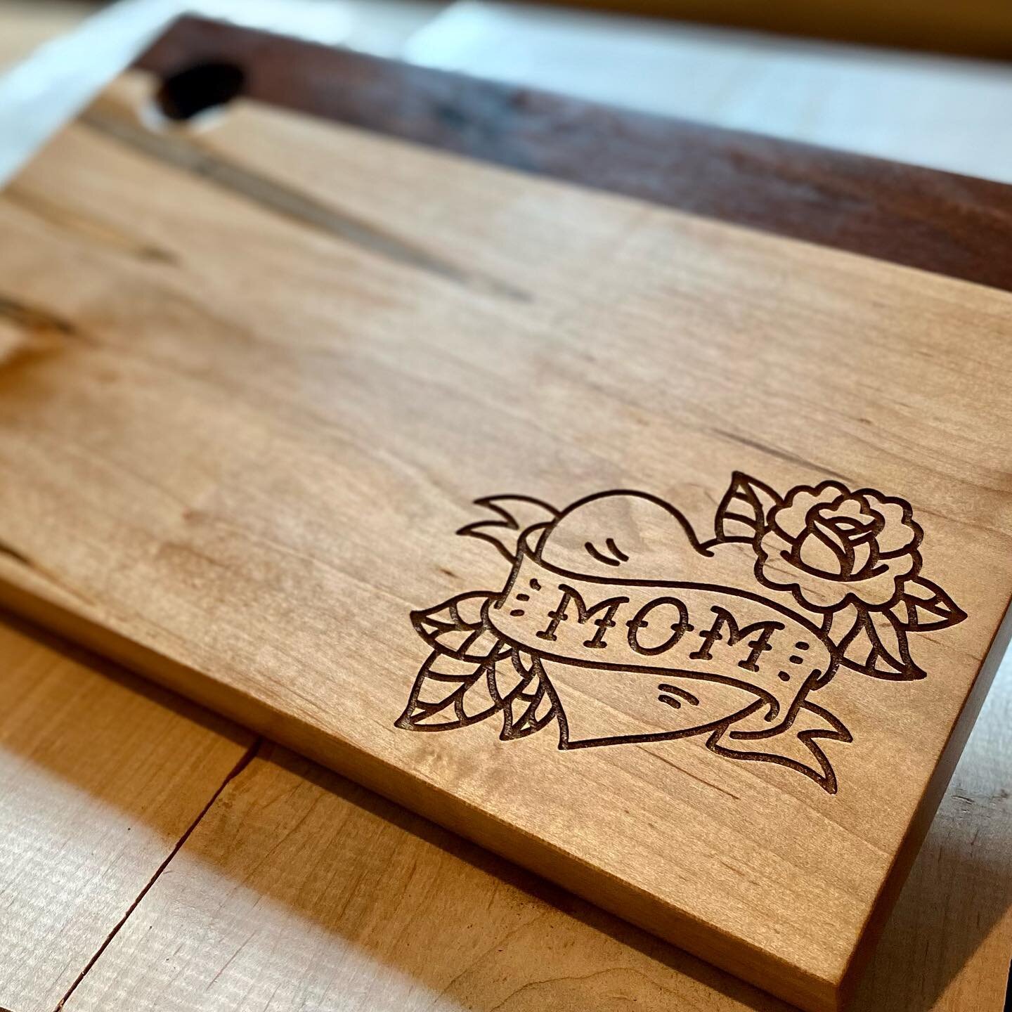 How to become the favorite child&hellip;.

Step 1: Call your Mom and tell her you love her. She would probably love to hear from you. 

Step 2: Surprise her with one of these bad boys. 

FREE laser engraving on all Mother&rsquo;s Day boards. 

Availa