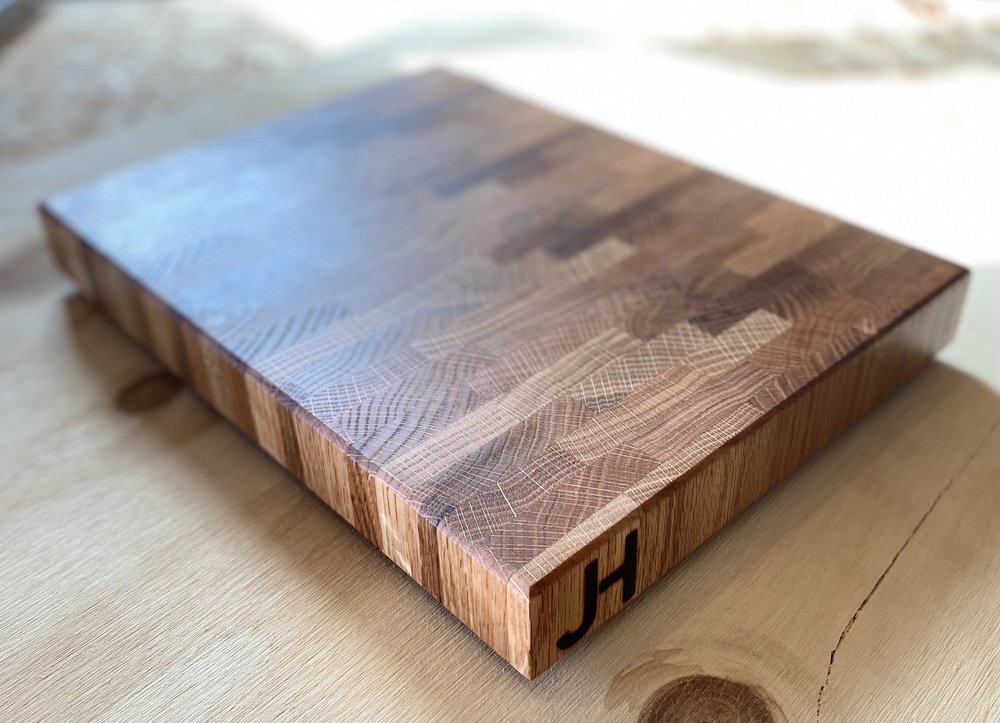 Mother’s Day Special! | Personalized Gift for Mom | Maple and Black Walnut  Cutting Board | Serving Tray | Charcuterie — James Houston Woodworks