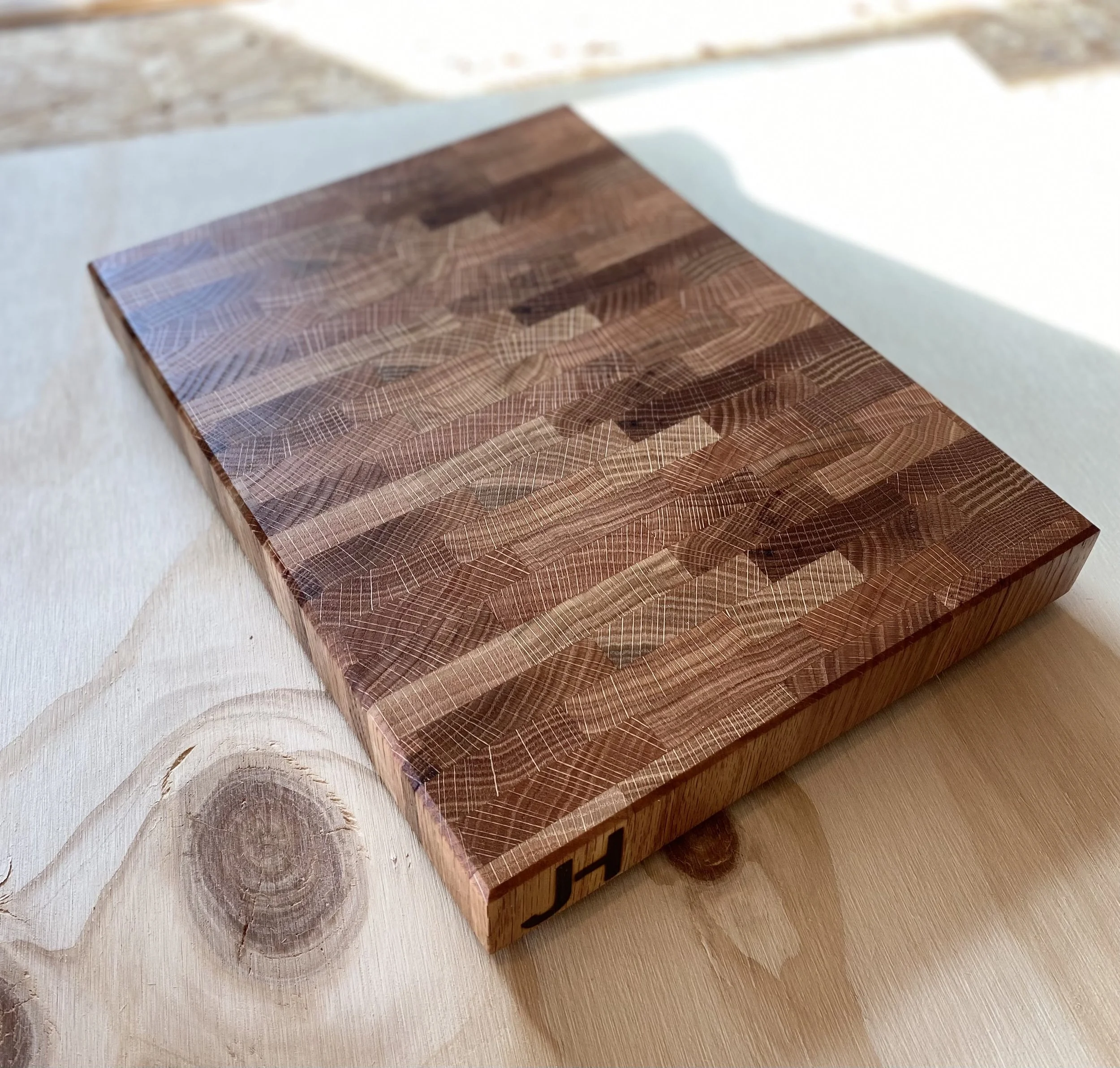 Red Oak Cutting Board End Grain Chopping Block Butcher Block