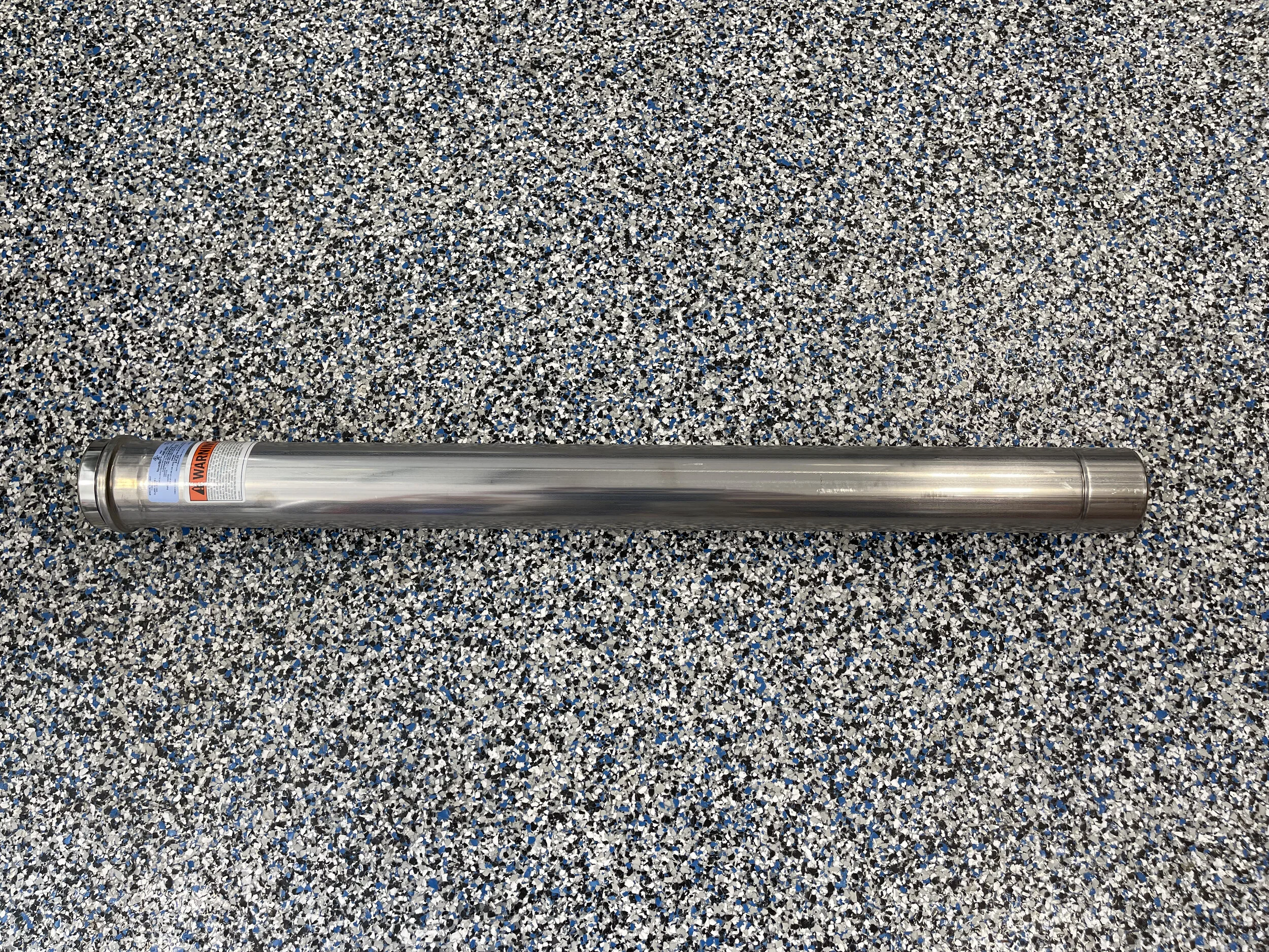 Hot Dawg 3 Garage Heater Exhaust - 36 Straight Pipe — Garage Boss