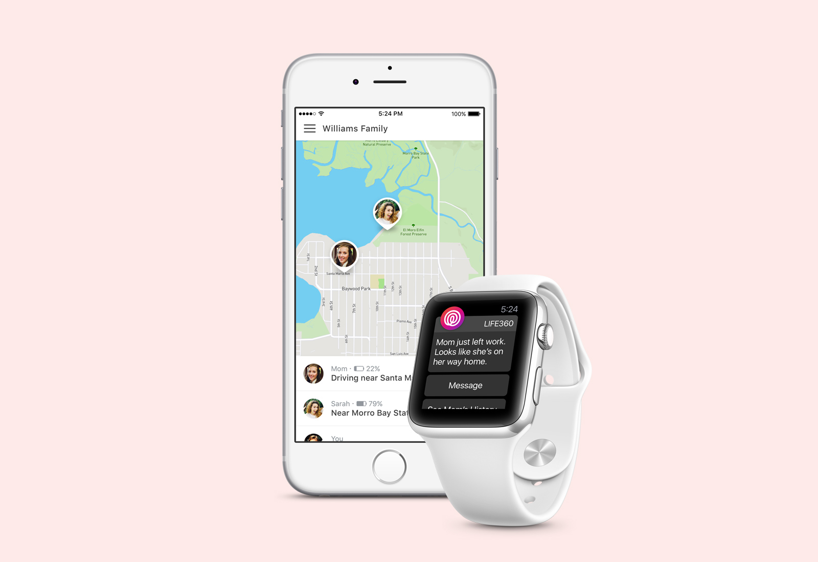 The service lets you know when loved ones leave work, are on their way home, and in case of emergency, will broadcast an alert getting you or your loved ones help.