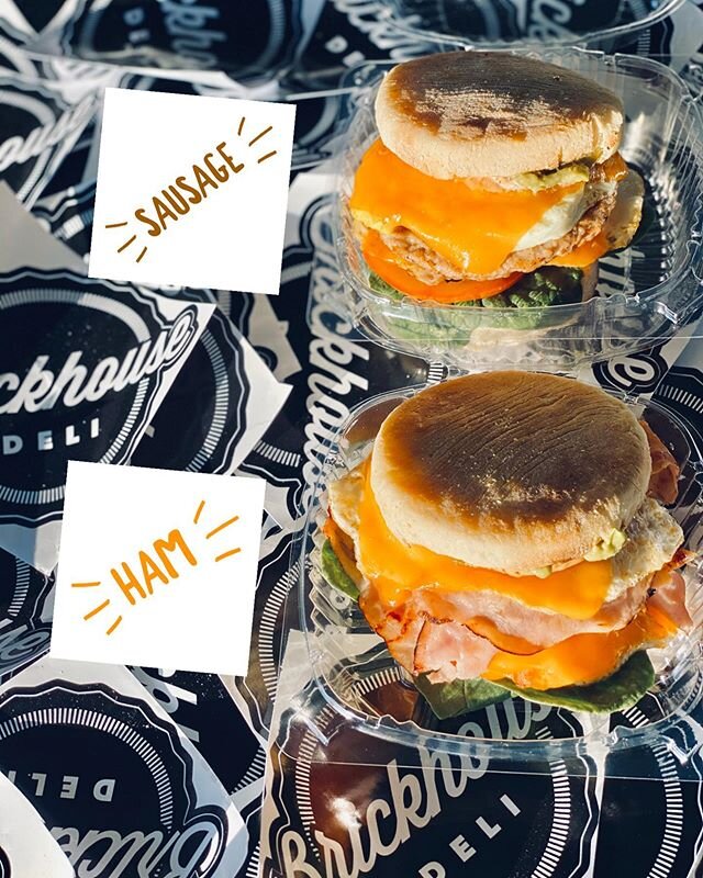 Haaapy National English Muffin Day!! Call to place an order or go online!! We gave a variety of options to meet your satisfactions #brickhousedeli #imperialvalley #goodfood #betterpeople #englishmuffin #nationalenglishmuffinday