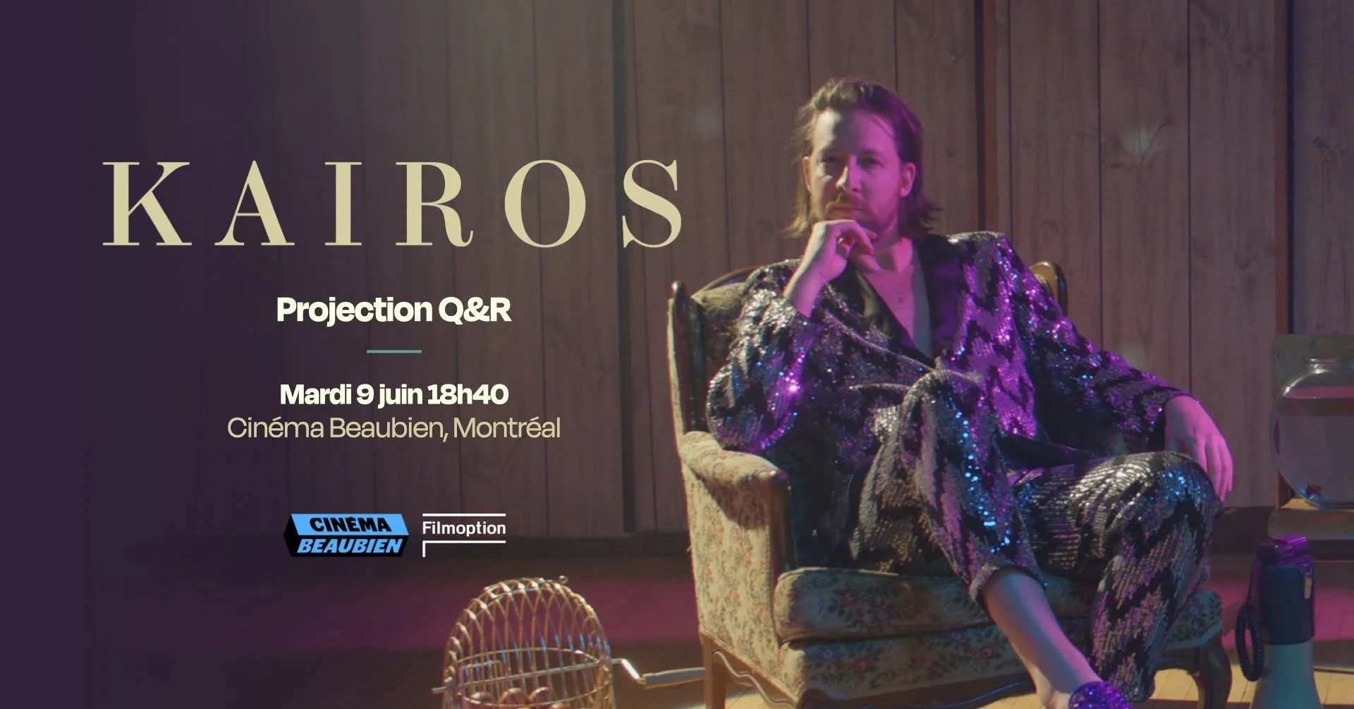 Ciné-Rencontre — Kaïros au Cinéma Beaubien en présence de l'équipe du film