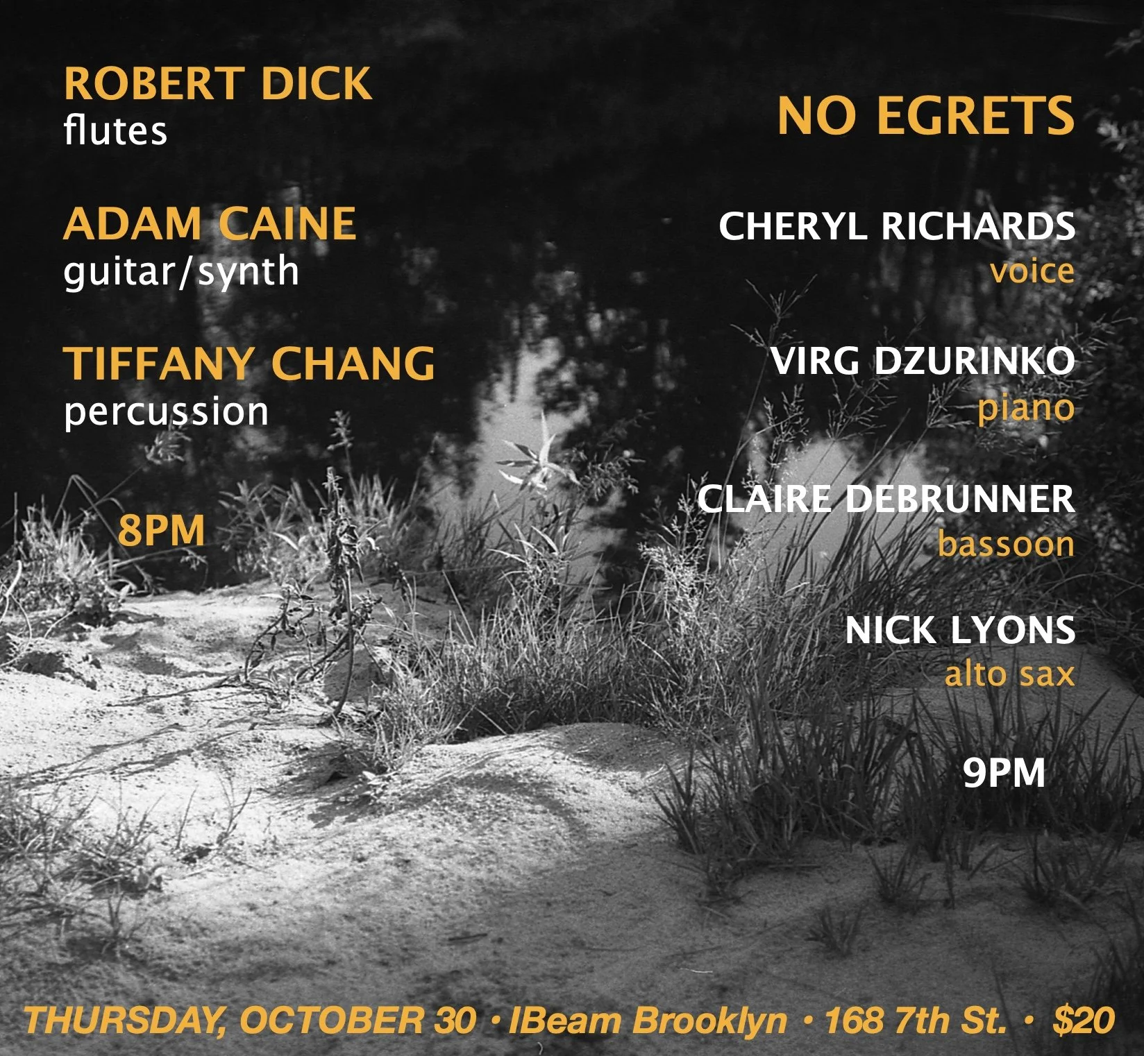 Caine/Dick/Chang + No Egrets