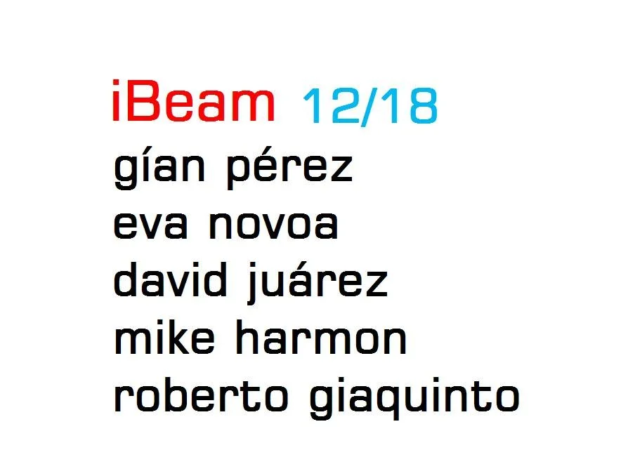 Novoa/ Pérez/ Juárez/ Harmon/ Giaquinto