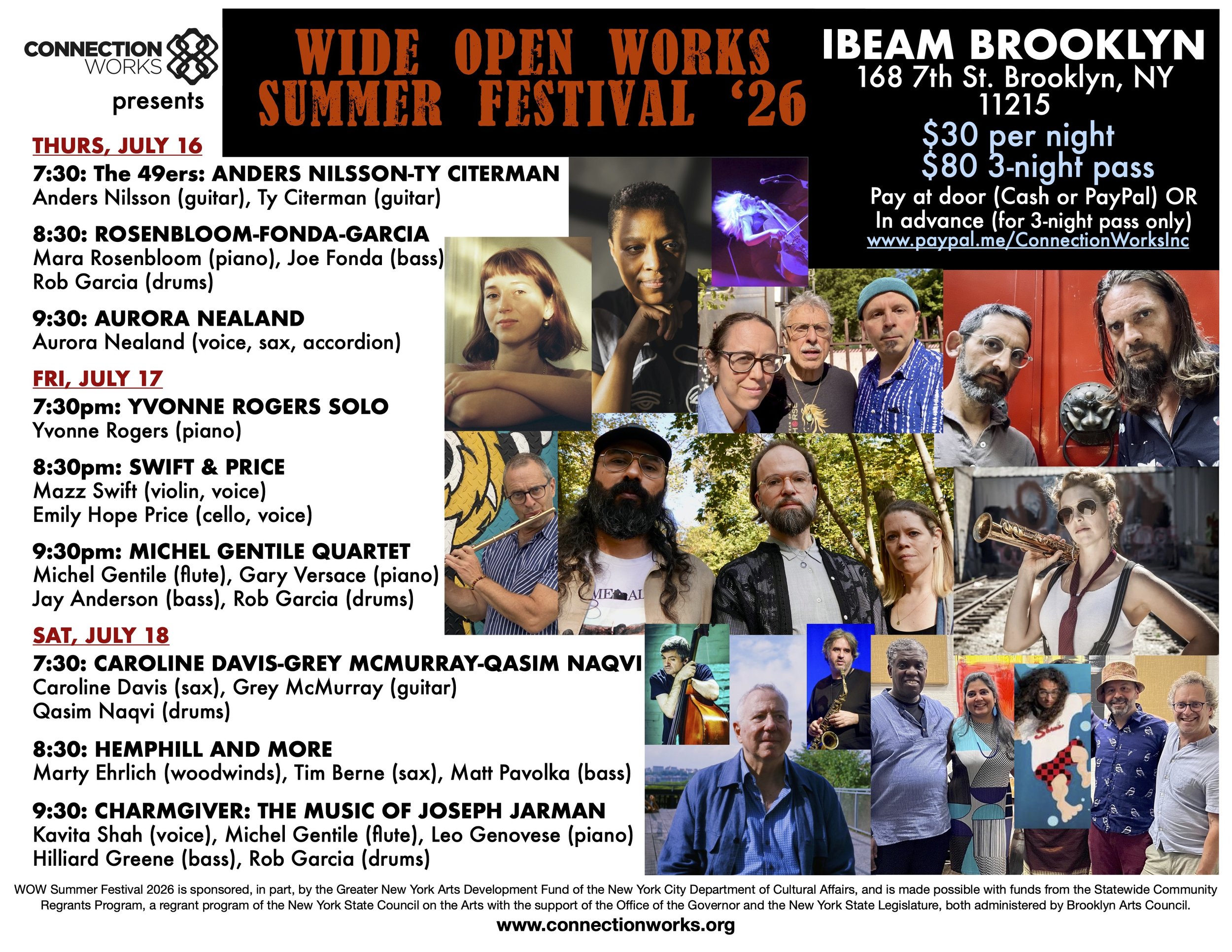 WIDE OPEN WORKS SUMMER FESTIVAL - Day 1