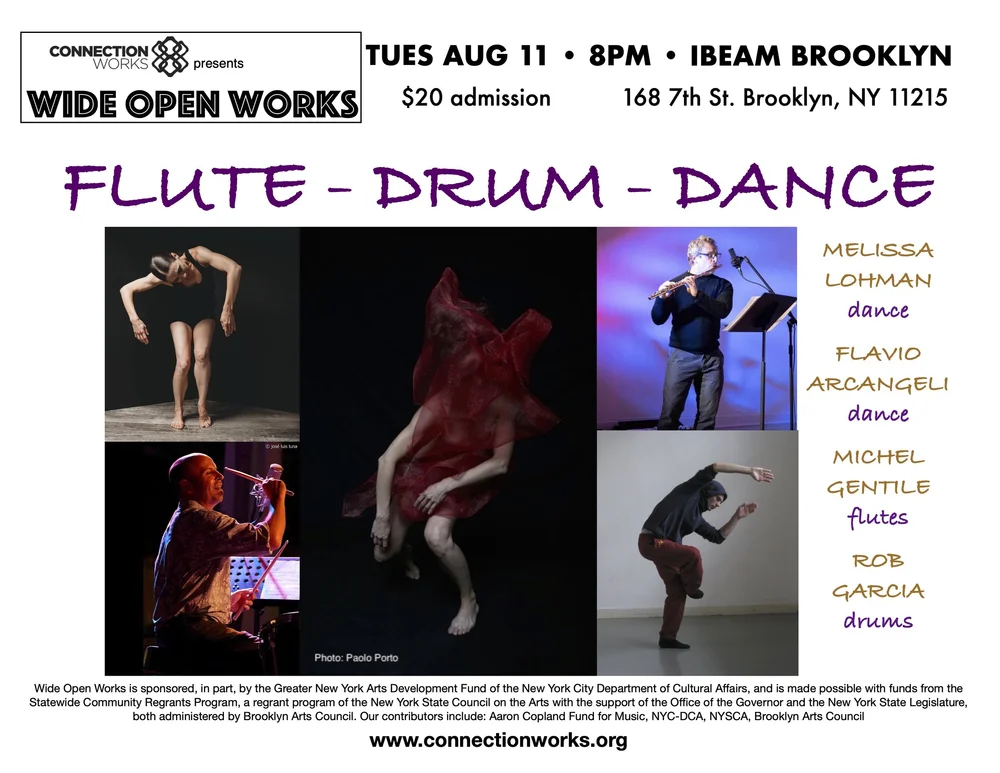 FluteDrumDance artwork from IBeam Brooklyn
