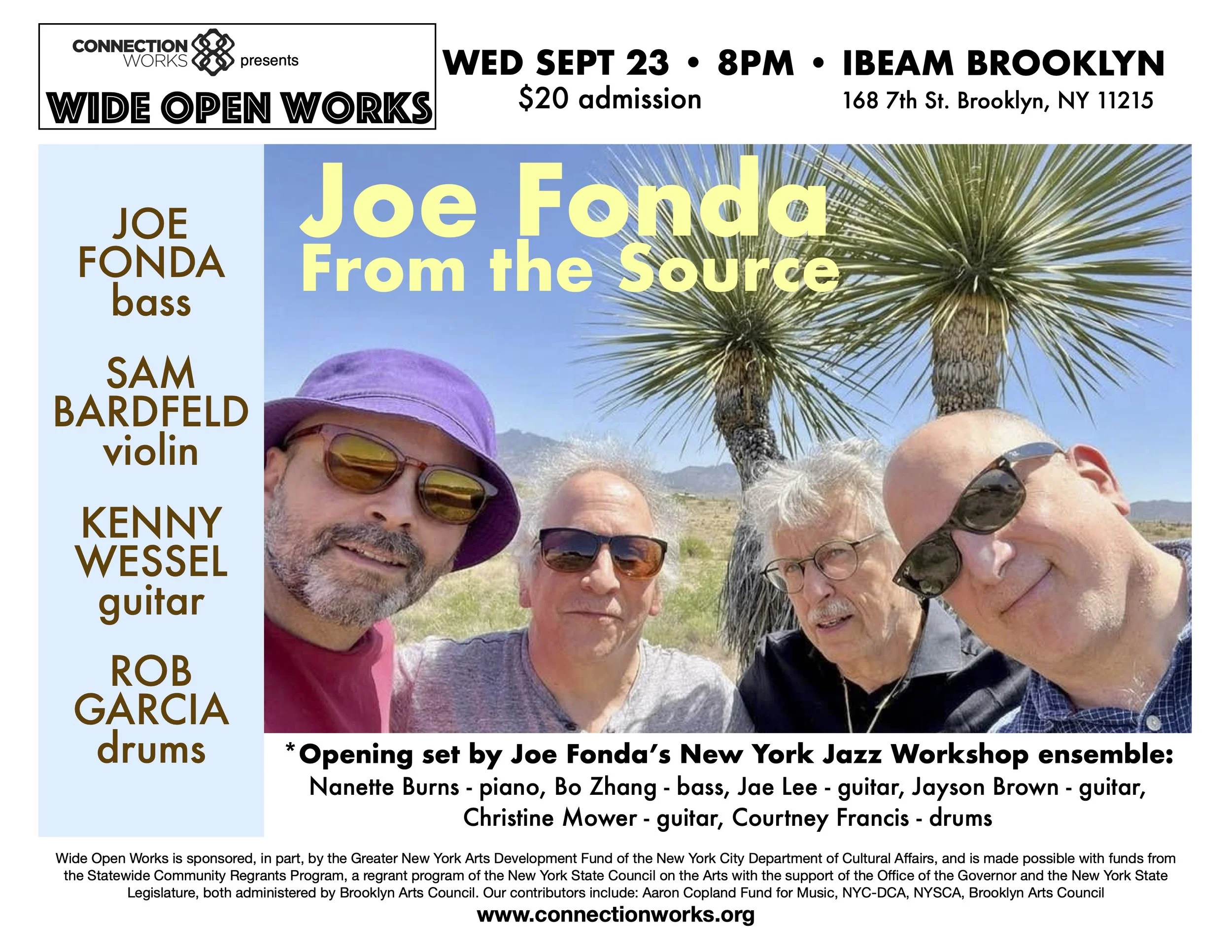 Joe Fonda: From the Source &amp; NYJW Ens - Wide Open Works
