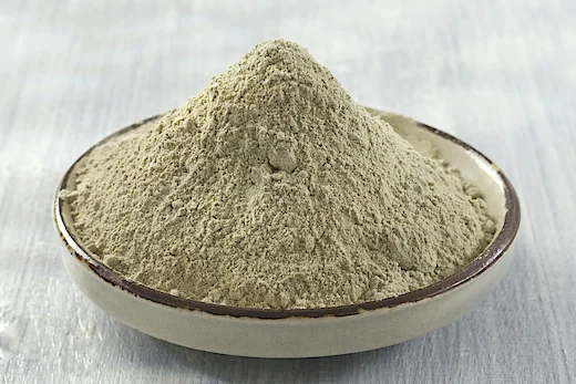 Bentonite Clay Mild Natural Abrasive that gently scrubs and polishes teeth, Draws out heavy toxins, rich in minerals to nourish gums and teeth