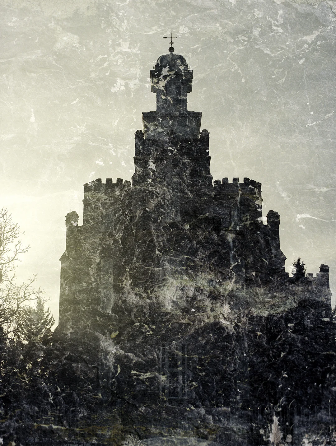 Logan LDS Temple + Temple Stone