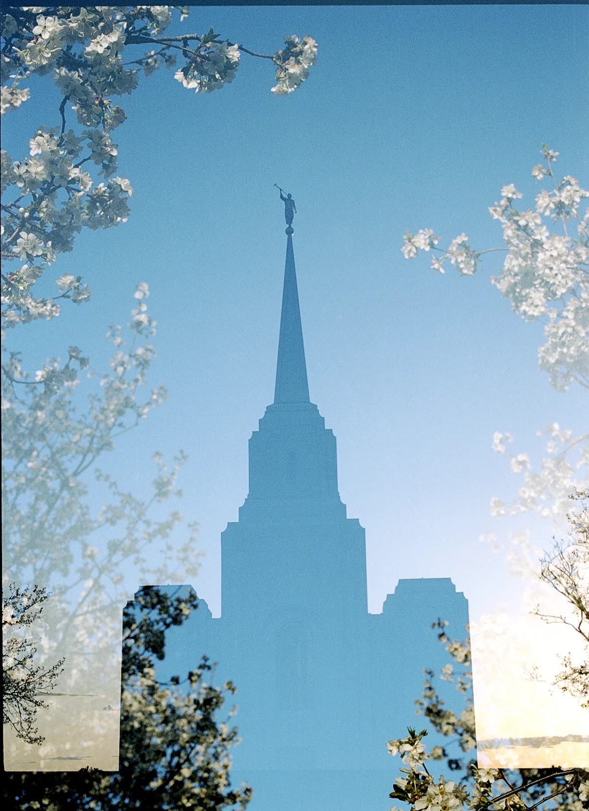 Brigham LDS Temple Silhouette 