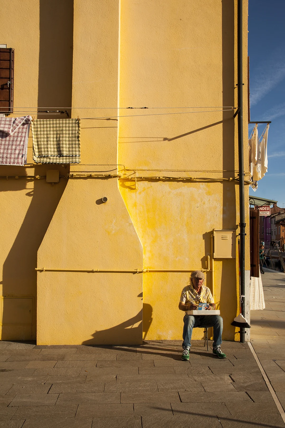 Artist in Burano