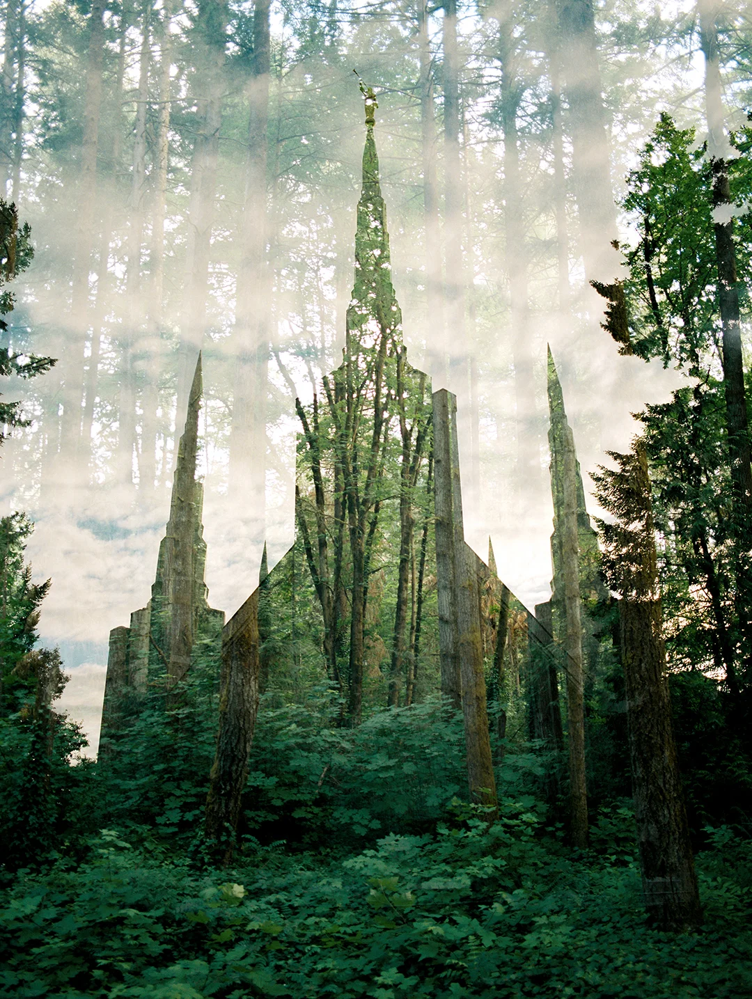 Portland LDS Temple + The Forest