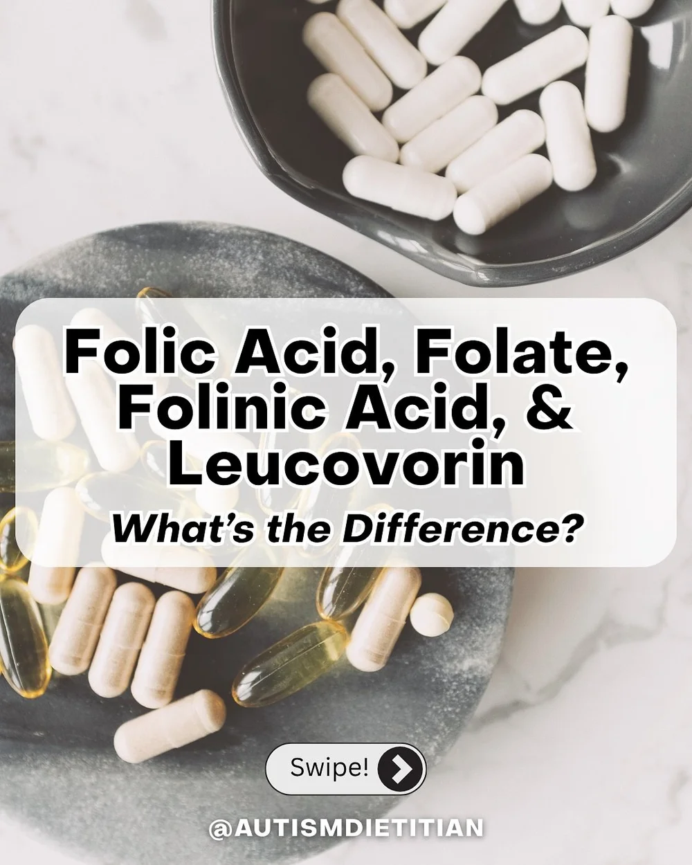 💊 Have you been wondering why folate feels so confusing? There&rsquo;s a real reason it feels that way! 

While the names sound similar, all the forms work very differently in the body, especially for kids with autism or MTHFR/folate transport chall