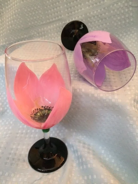 Blooming Flower wineglass