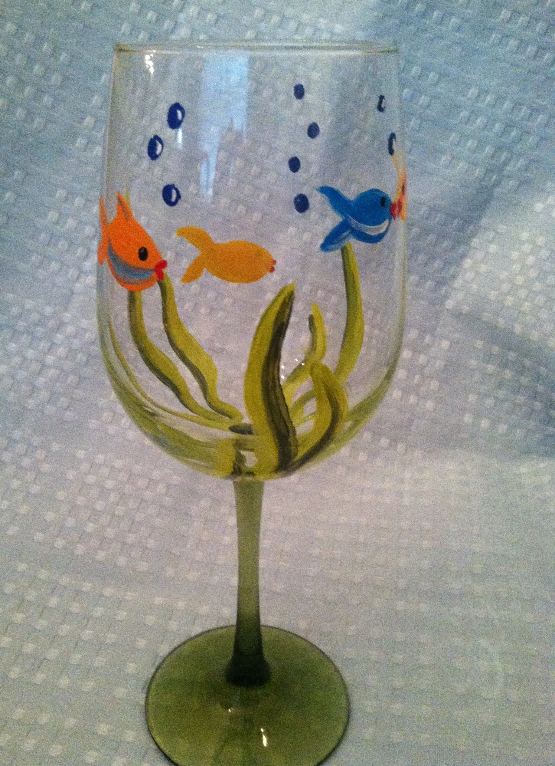 Fishbowl wineglass