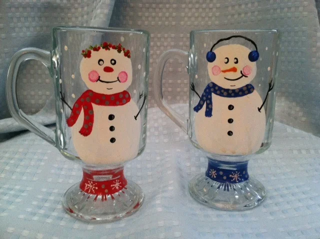 Snowman mugs