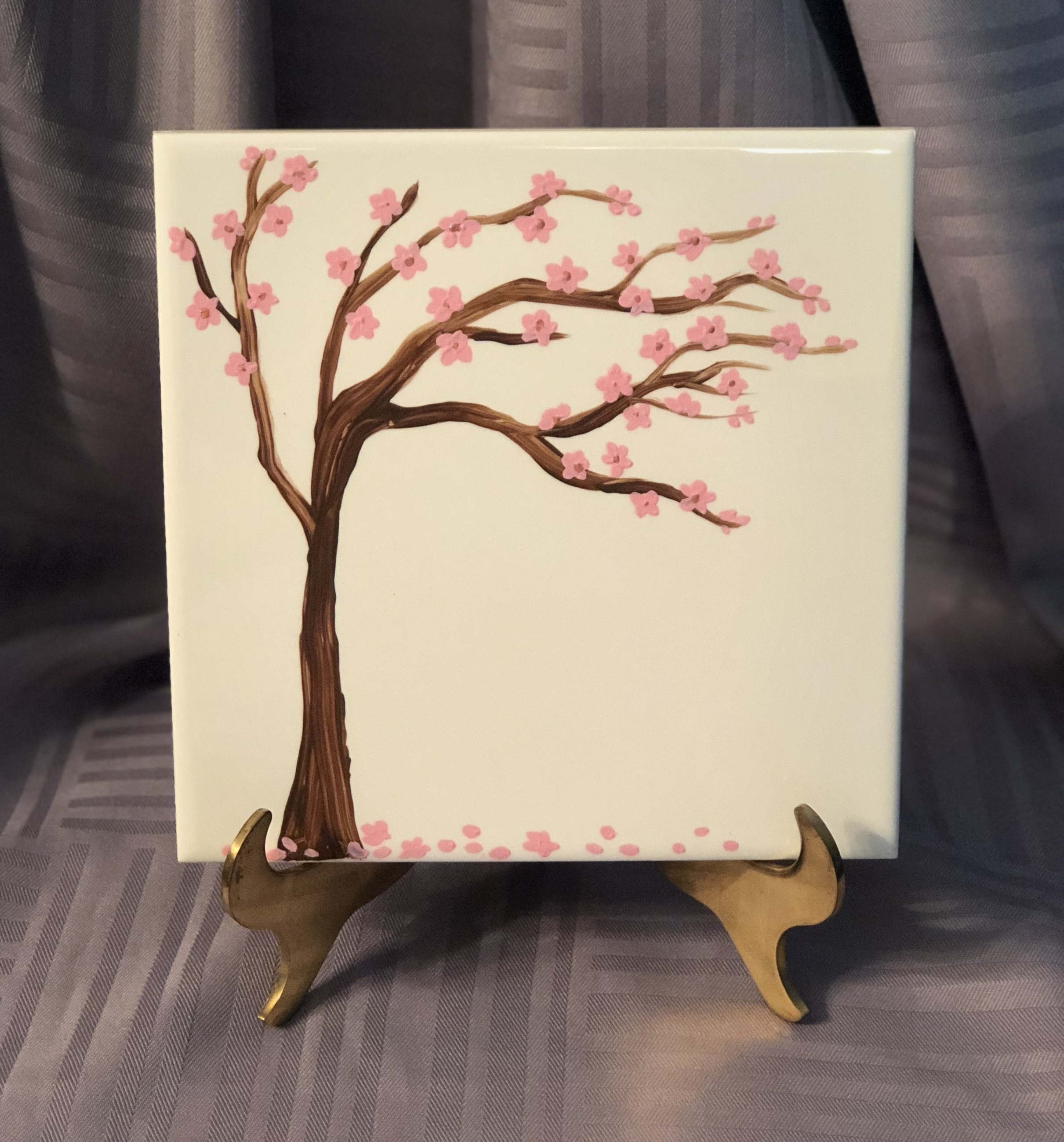 Cherry blossom tree trivet