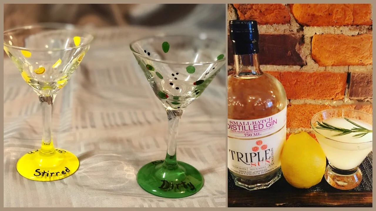 Shake &amp; Stir Martini Paint Party at Triple Sun Spirits