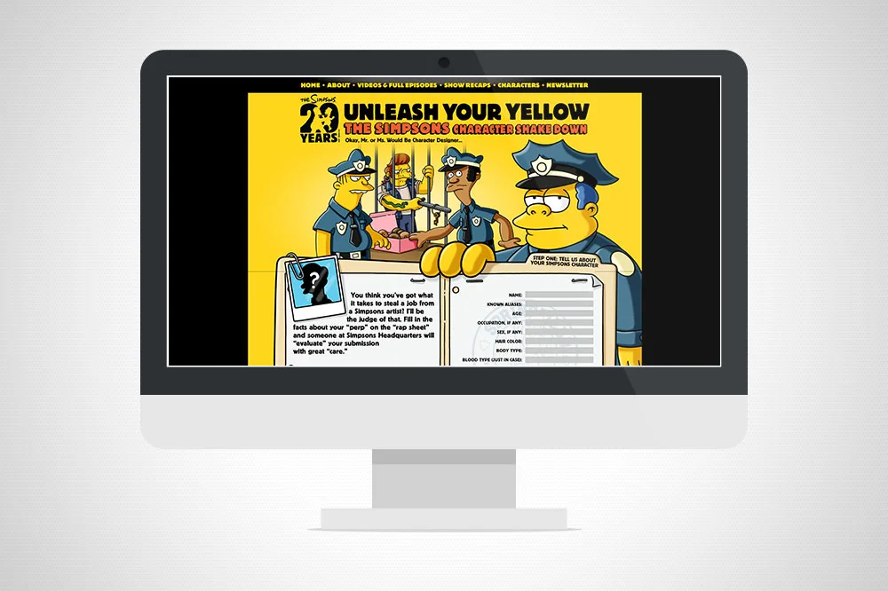 Simpsons Character Contest