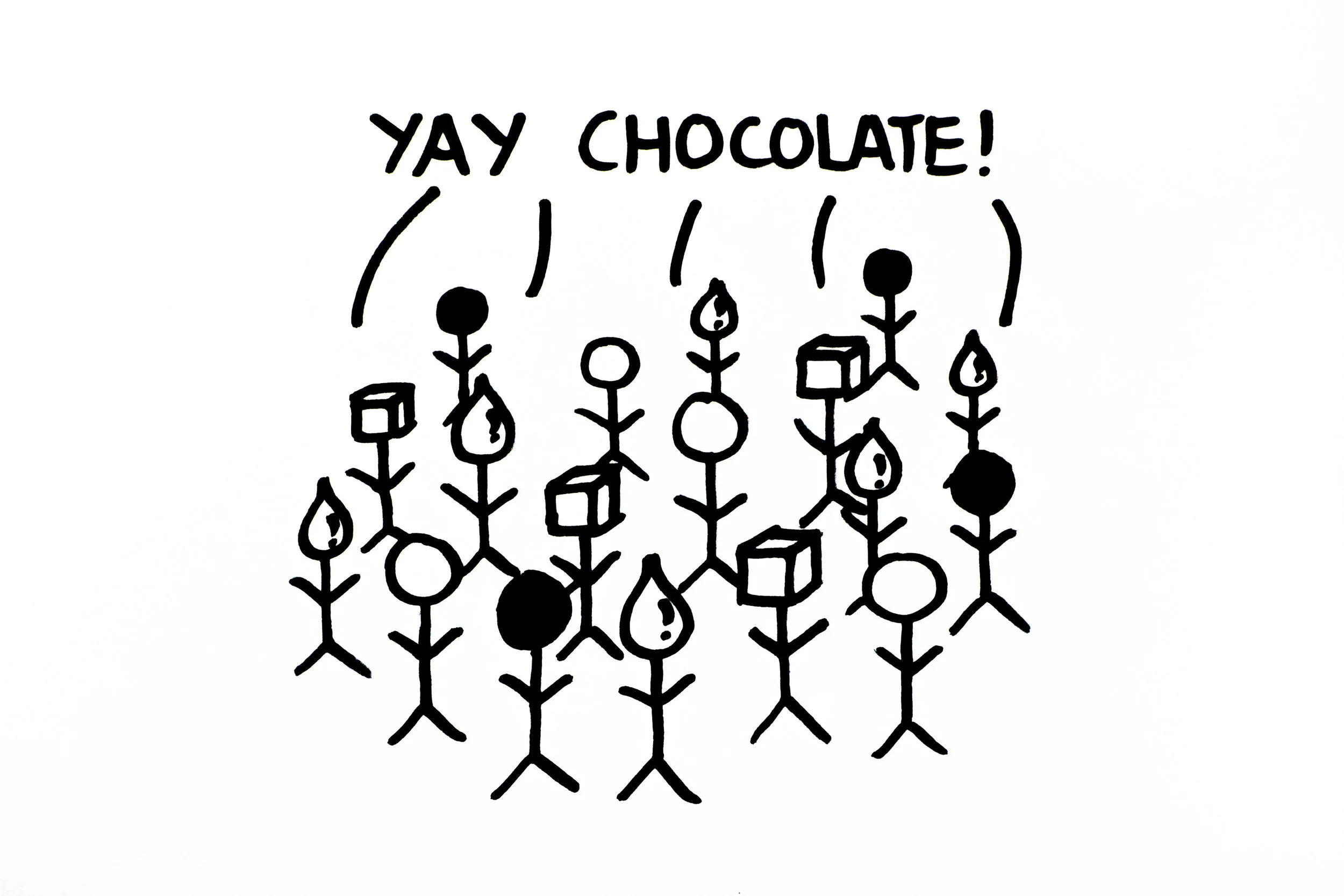 Chocolate + Water = Magic!