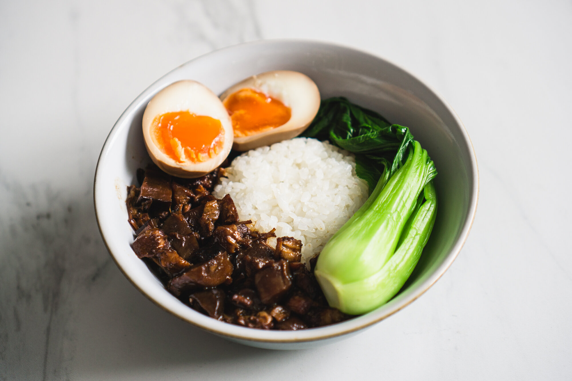 Lu Rou Fan 滷肉飯 Taiwanese Braised Pork Rice Jun Tonic