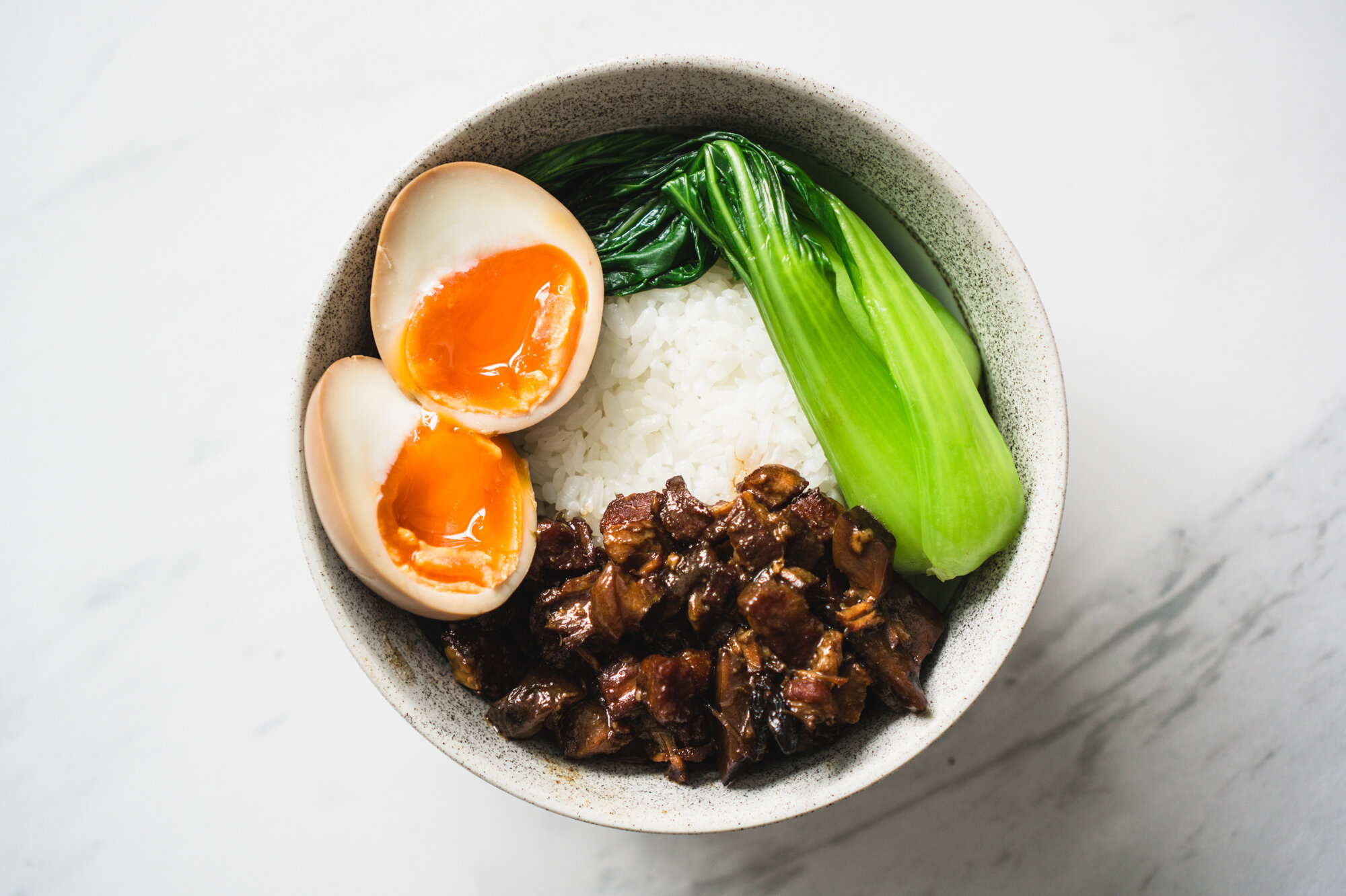 Lu Rou Fan 滷肉飯 Taiwanese Braised Pork Rice Jun Tonic