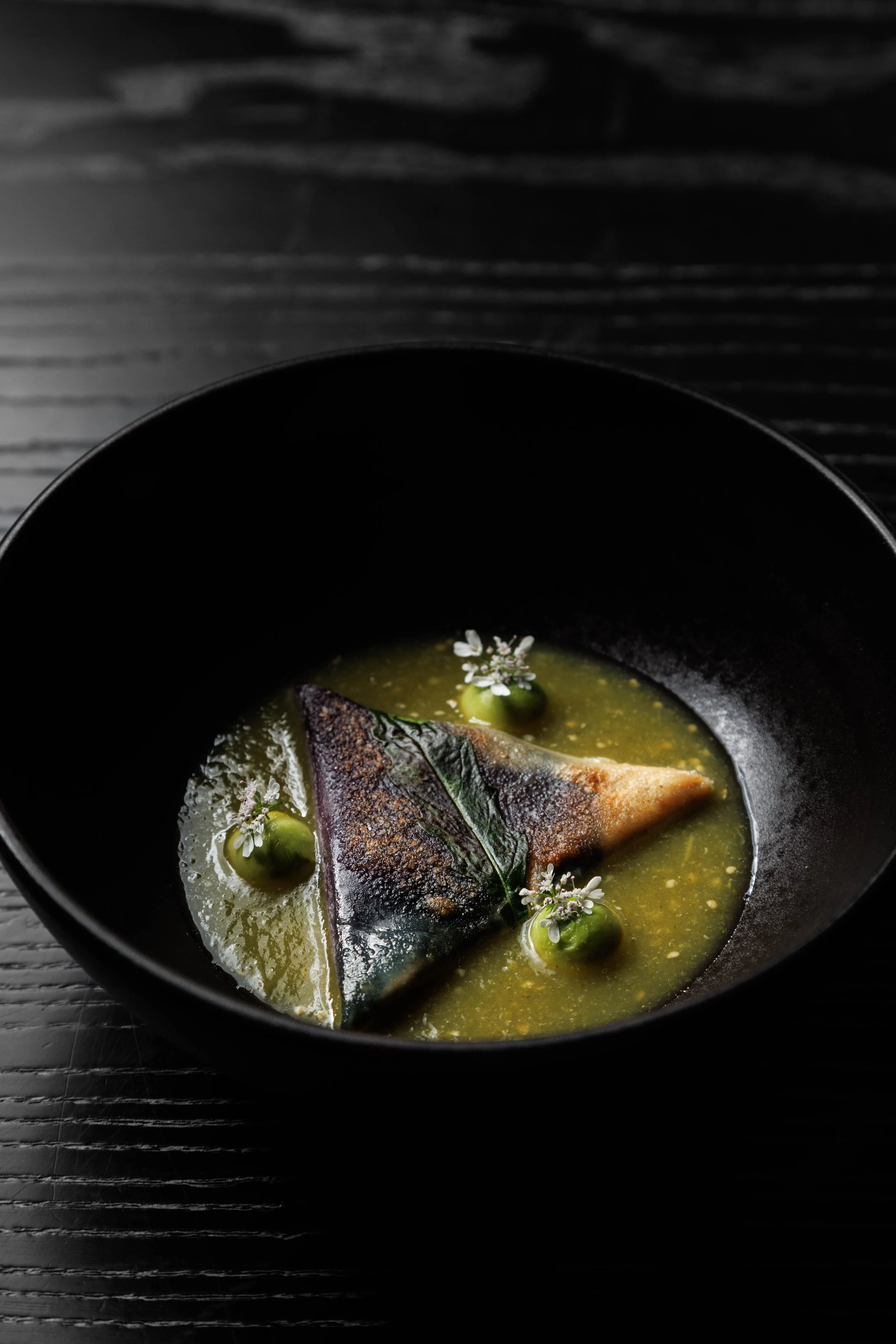 Photo of tetela at Valle restaurant in San Diego by food photographer Amy Carson for LA Times.