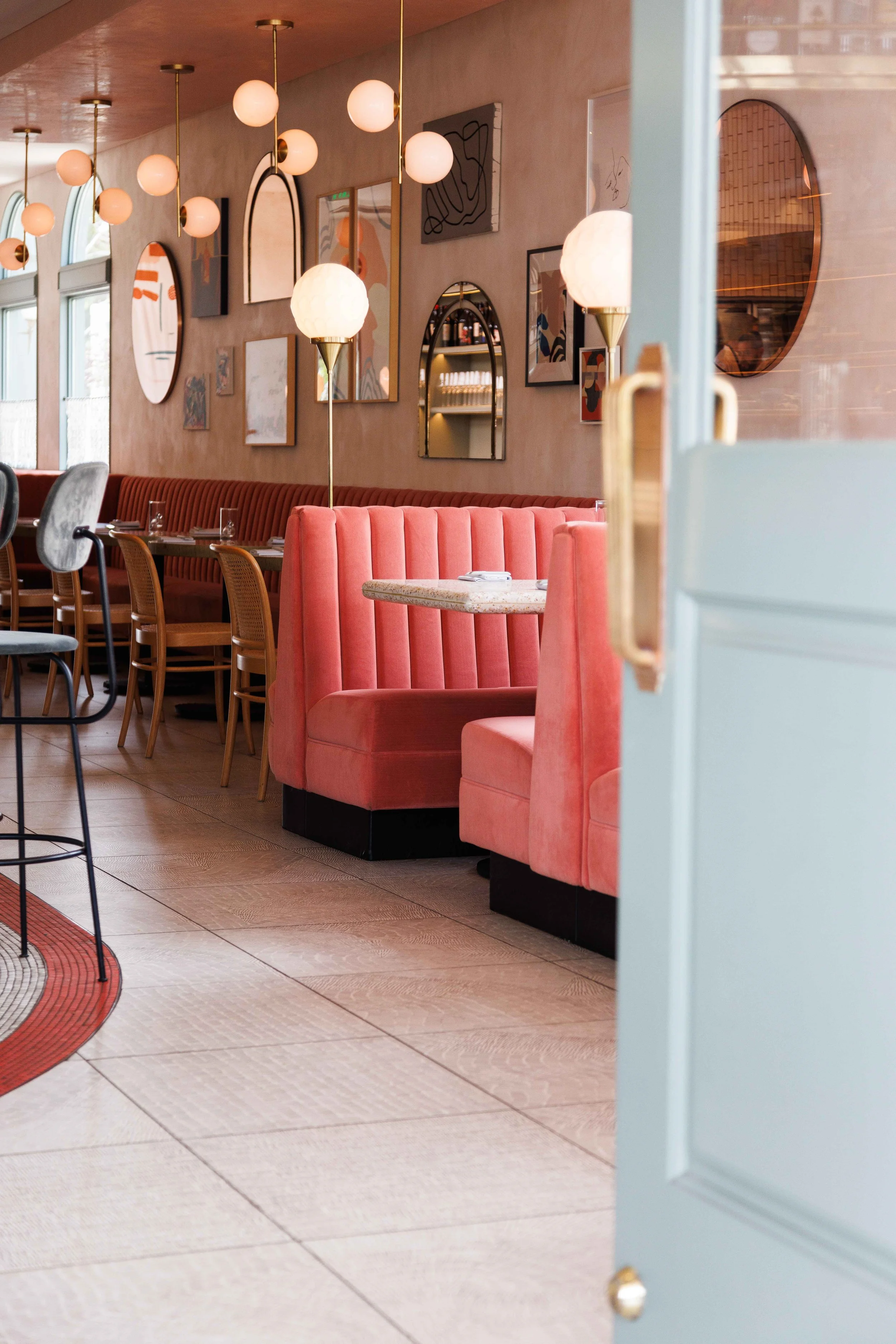  Commercial photo of a fine dining restaurant interior for the Los Angeles Times. Shot by San Diego food photographer Amy Carson. 