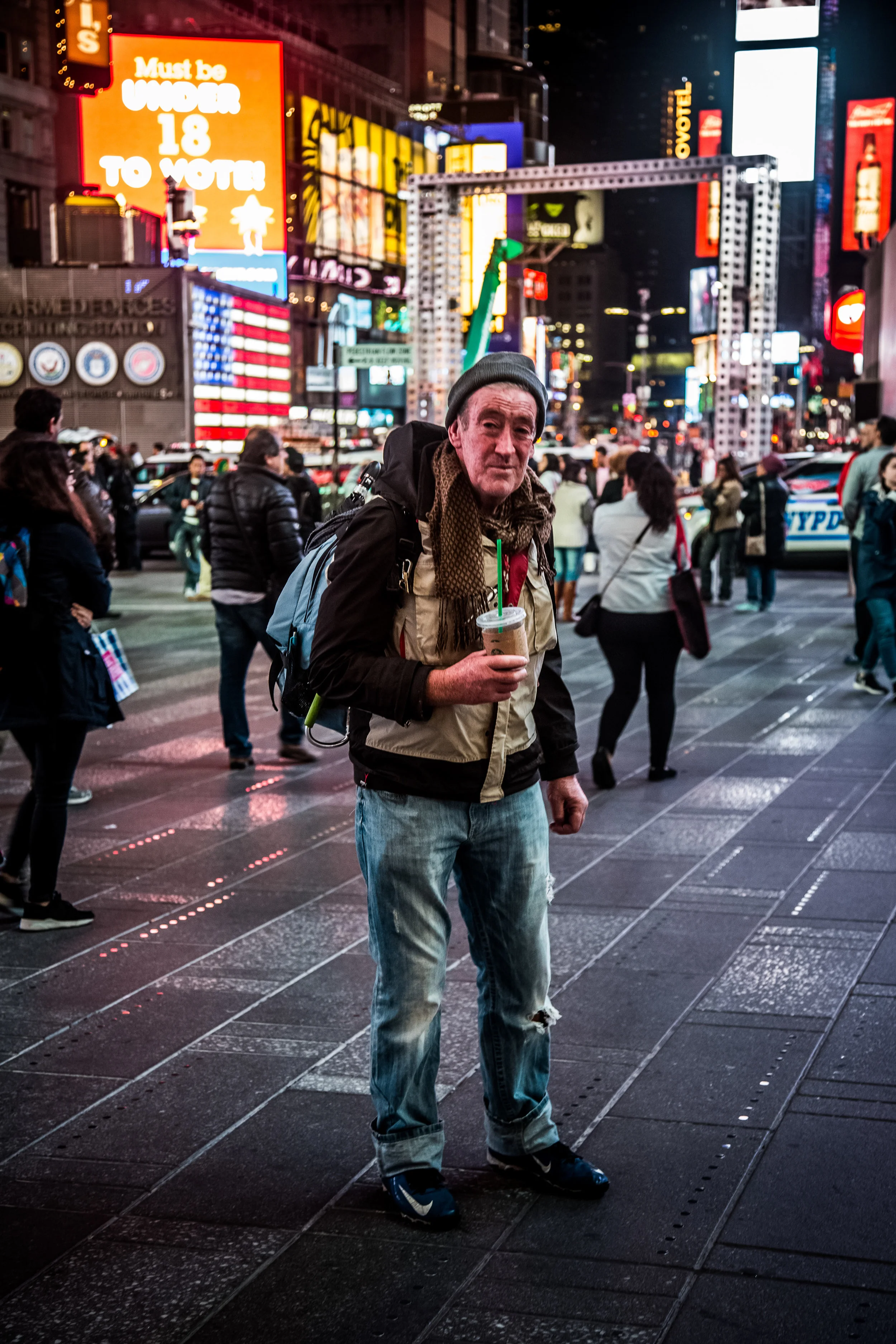 A Wild Photograph of a New York City Inhabitant