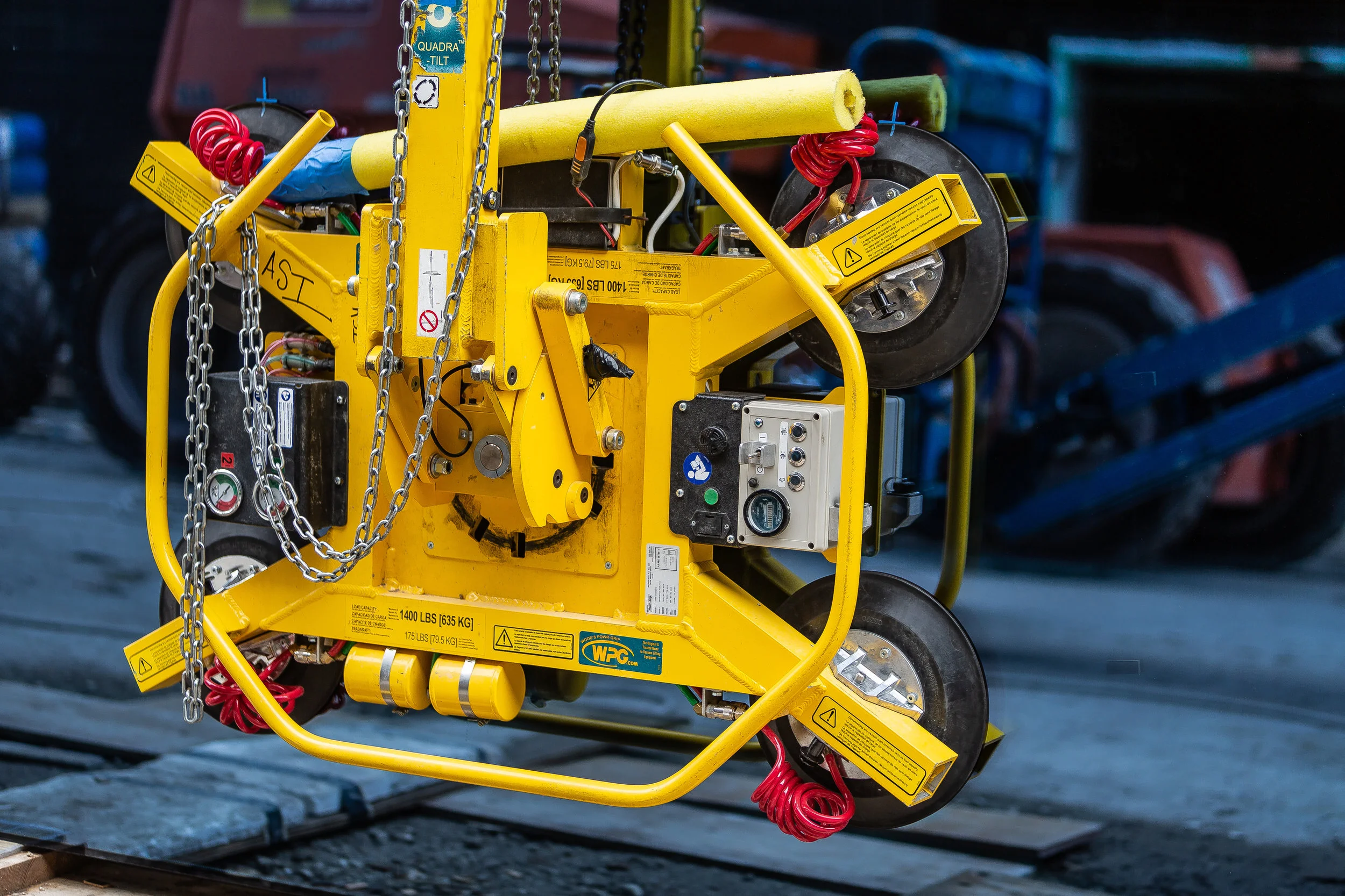 Industrial Photograph by Chicago Photographer Rashad Anabtawi of construction equipment