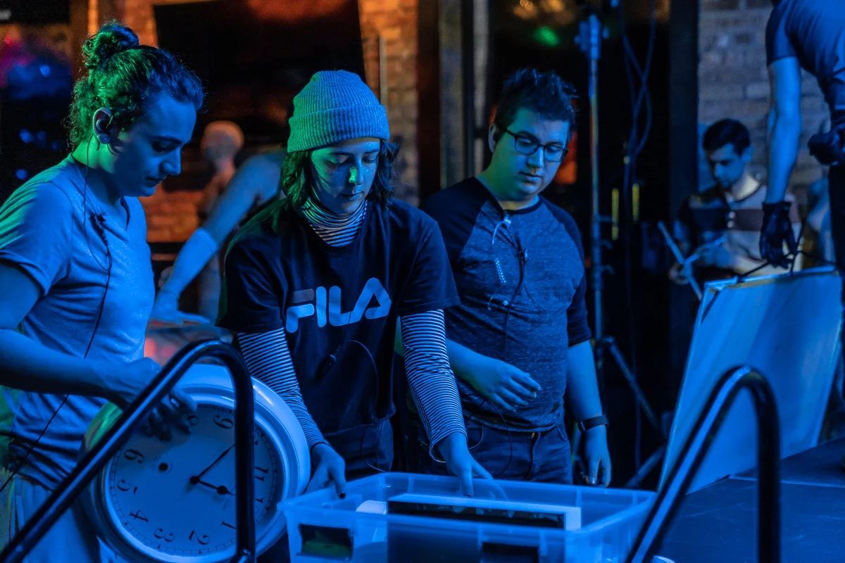 A Set photograph by Chicago Set Photographer Rashad Anabtawi of the Production Designer Rosie Mcdonald and her art department