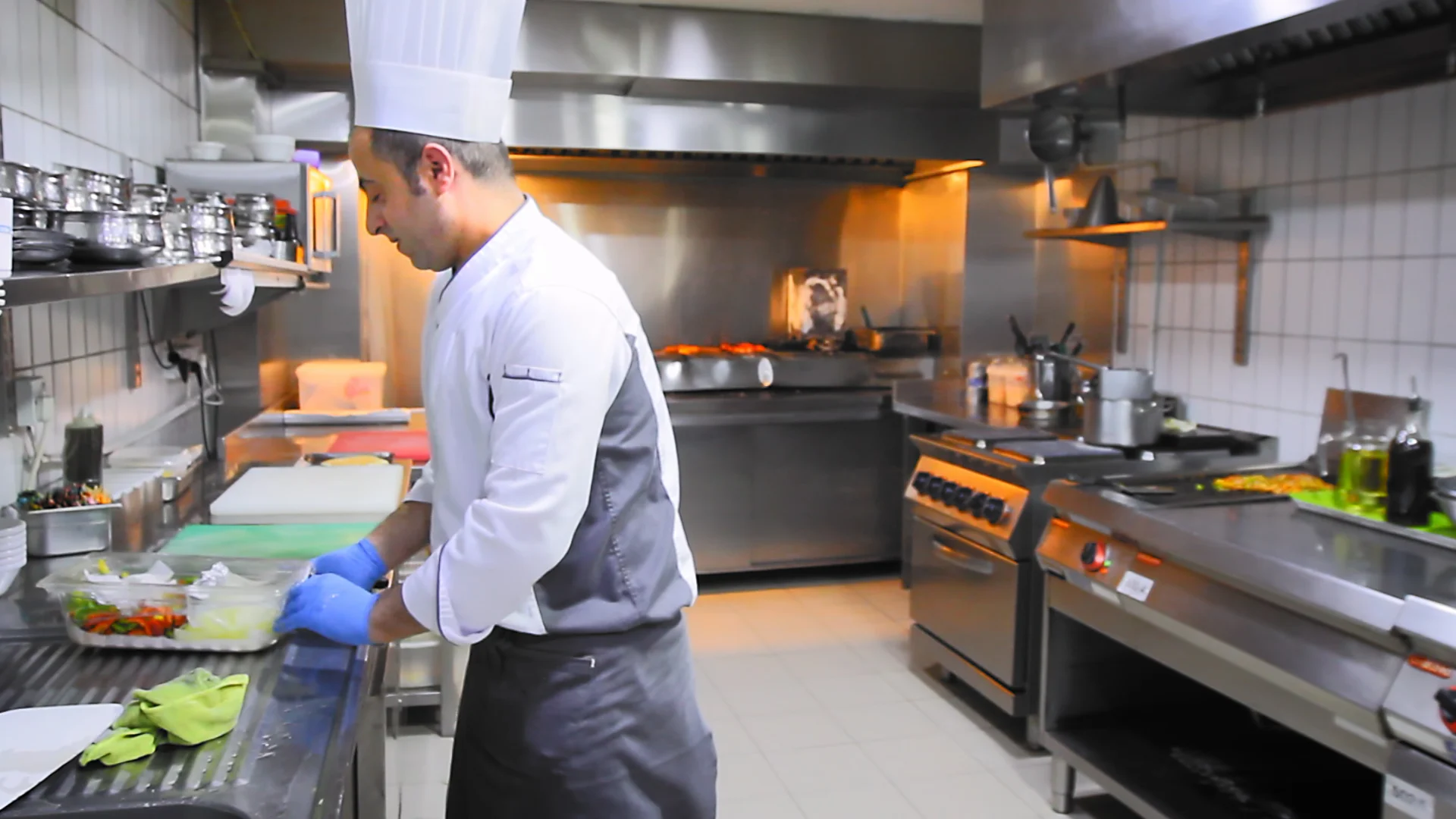 Still from the Vienna Cafe Video edited by Editor Rashad Anabtawi