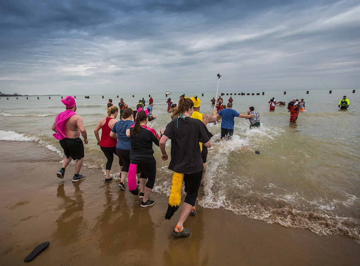 Image of The 2017 Chicago Polar Plunge by Chicago Photographer Rashad Anabtawi