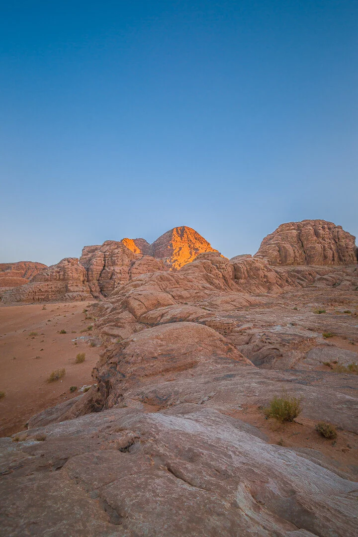 Portrait Photograph of Wadi Rum Landscape in Jordan by Photographer Rashad Anabtawi