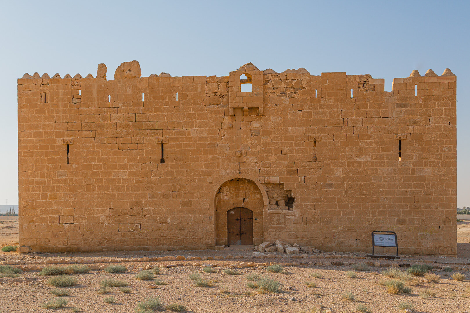 Architectural Landscape Photograph of the Qatraneh Castle in Jordan by Jordan Photographer Rashad Anabtawi
