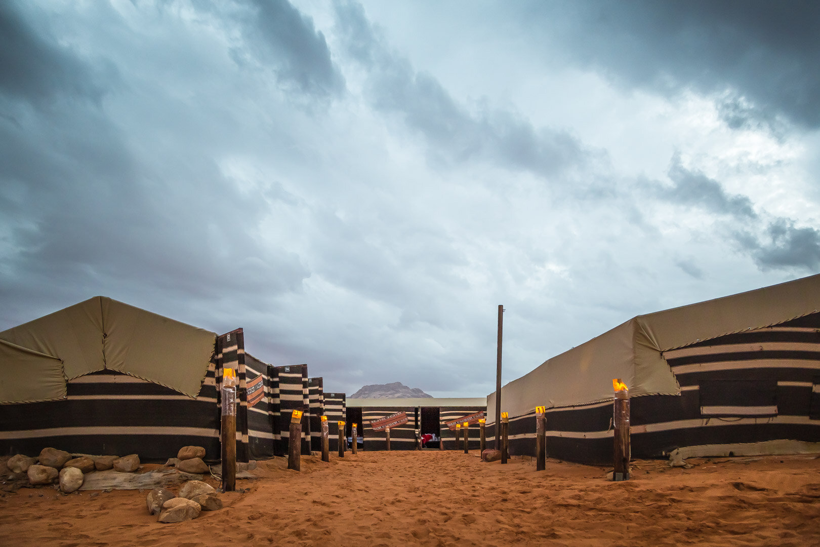 Photograph of the the Wadi Rum Campsite in Jordan by Jordan Photographer Rashad Anabtawi
