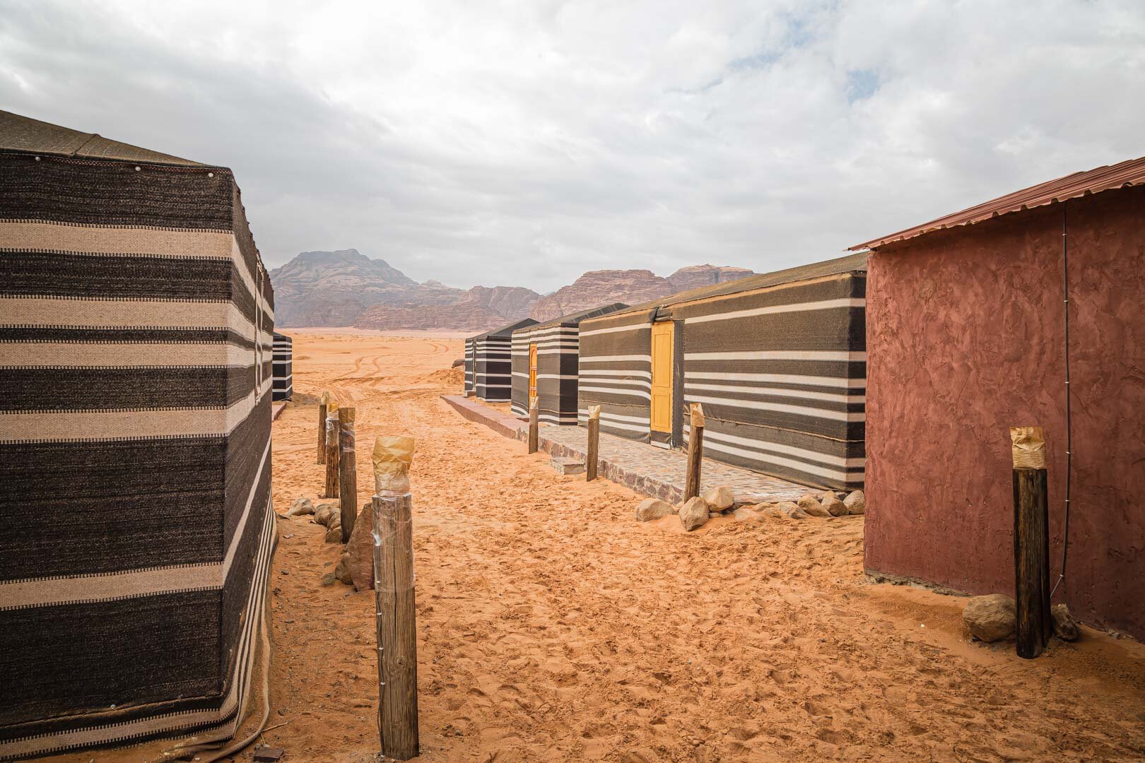 Landscape Photograph of the Exit of the Base Camp in Wadi Rum Jordan by Jordan Photographer Rashad Anabtawi