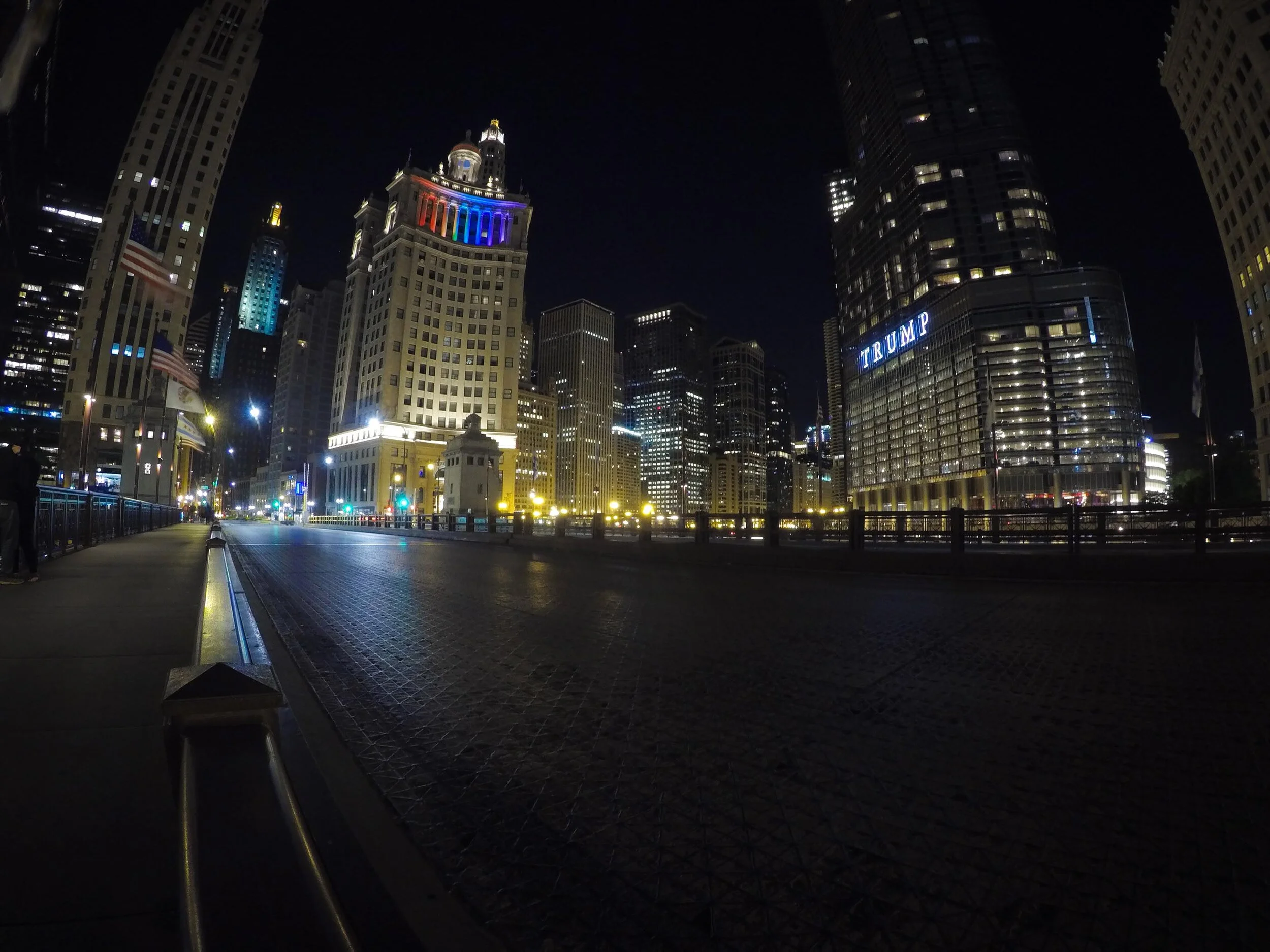 Long Exposure Urban Photograph of The City of Chicago at night by Chicago Urban Photographer Rashad Anabtawi