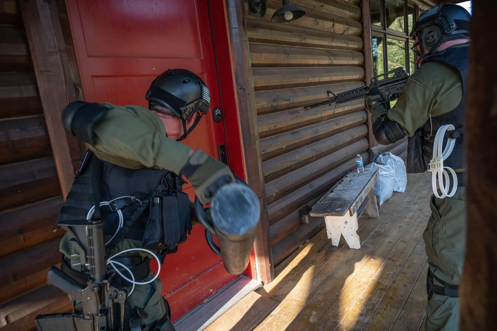 Production Still of an action Shot by Chicago Unit Stills Photographer Rashad Anabtawi