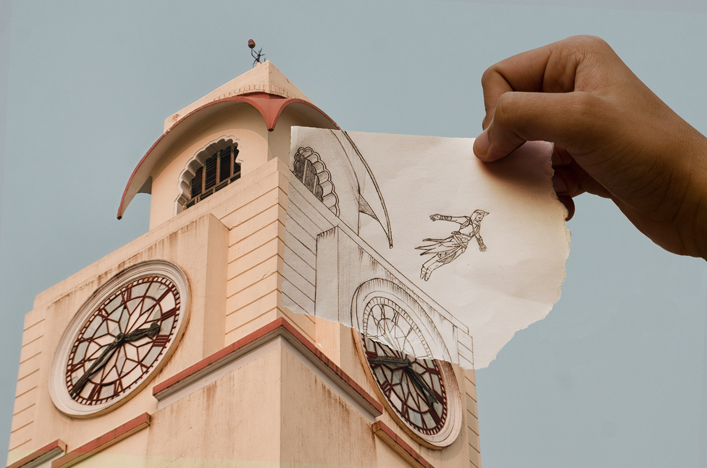Camera vs Pencil, the Duality project As a part of my college's cultural fest, Oasis, these photos were presented along with others in the photography club exhibition. Credits: Illustration: Rohit Pamnani Editing: Shwetabh Sameer , Prabhat Gupta
