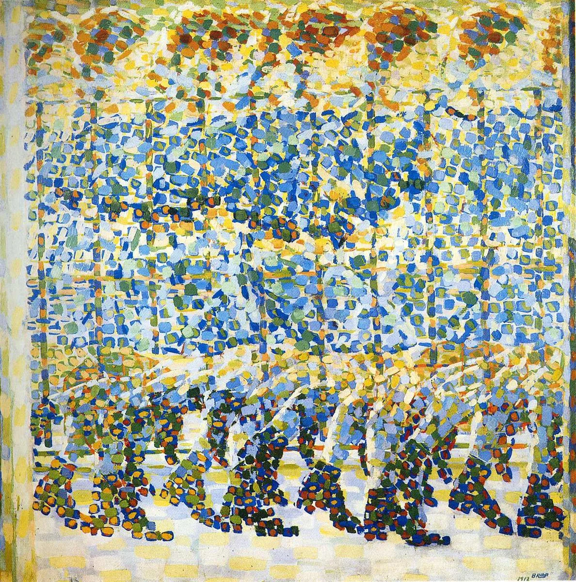 Giacomo Balla Girl Running on a Balcony, 1912 Oil on canvas