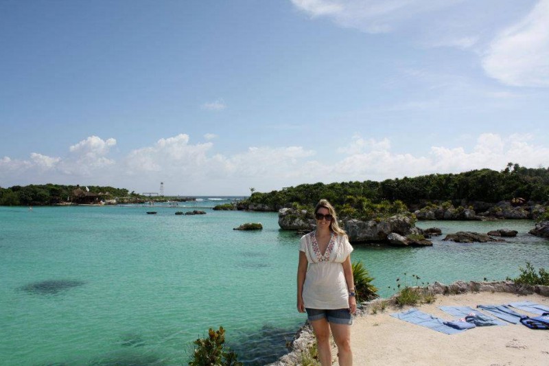 Kirsty on one of her many travels