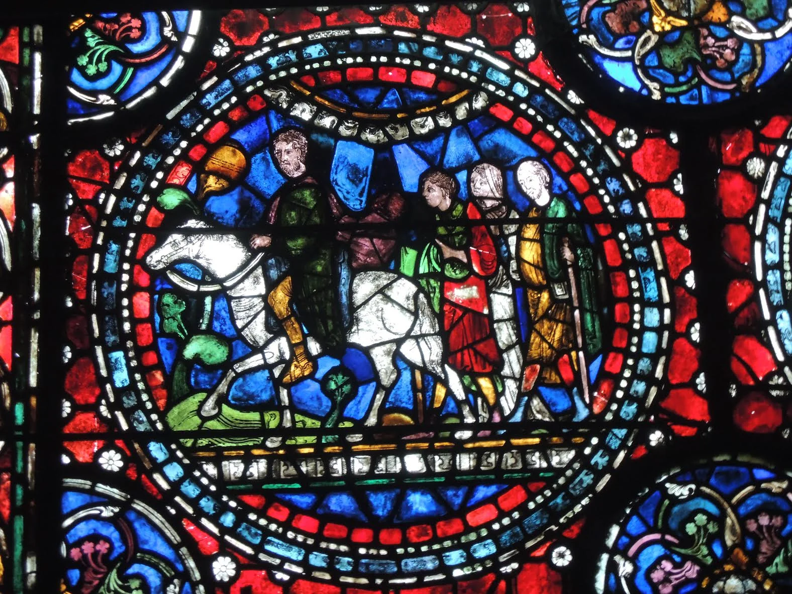 Canterbury pilgrimage - stained glass