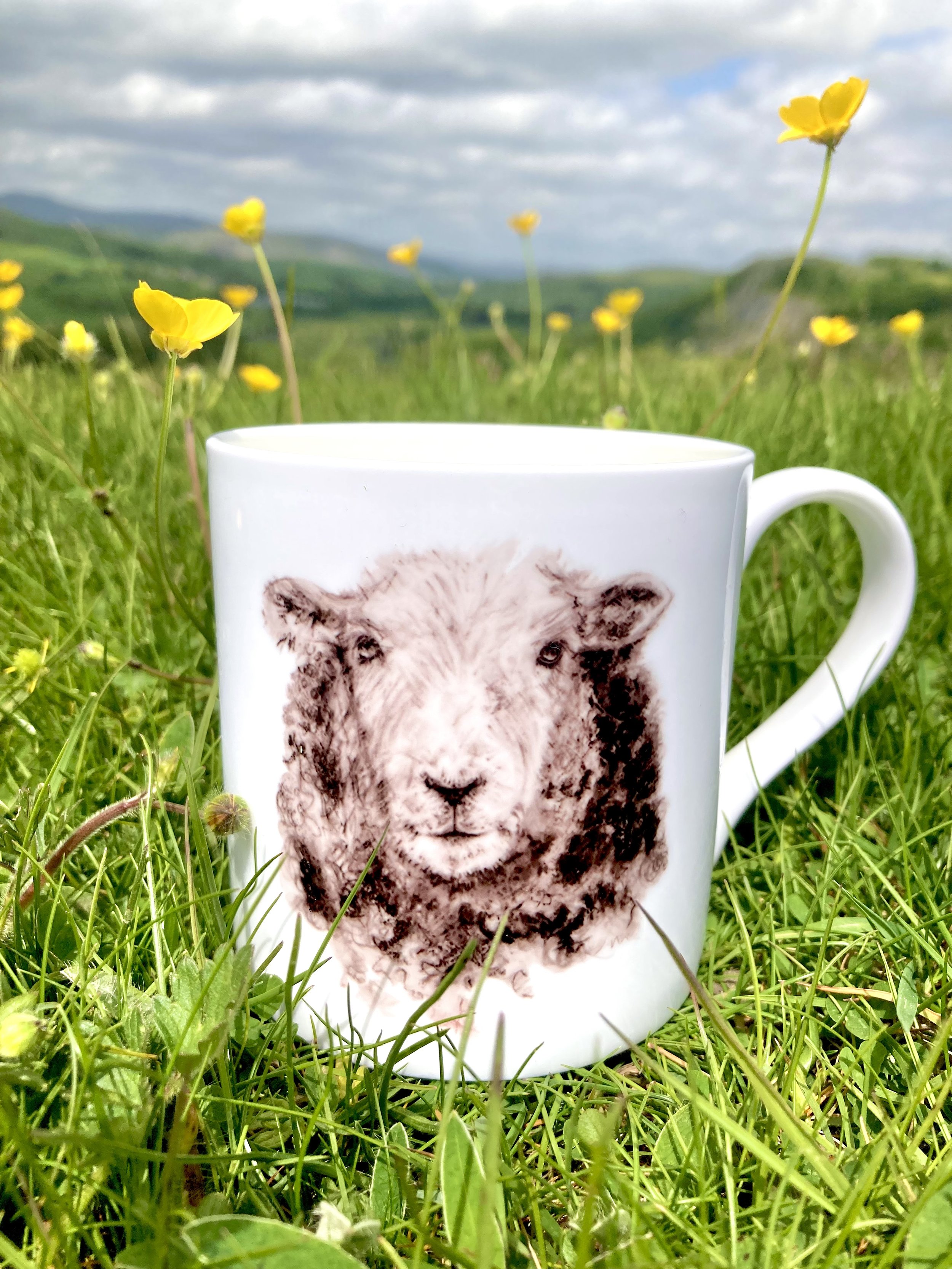 Herdy Ewe Bone China Mug