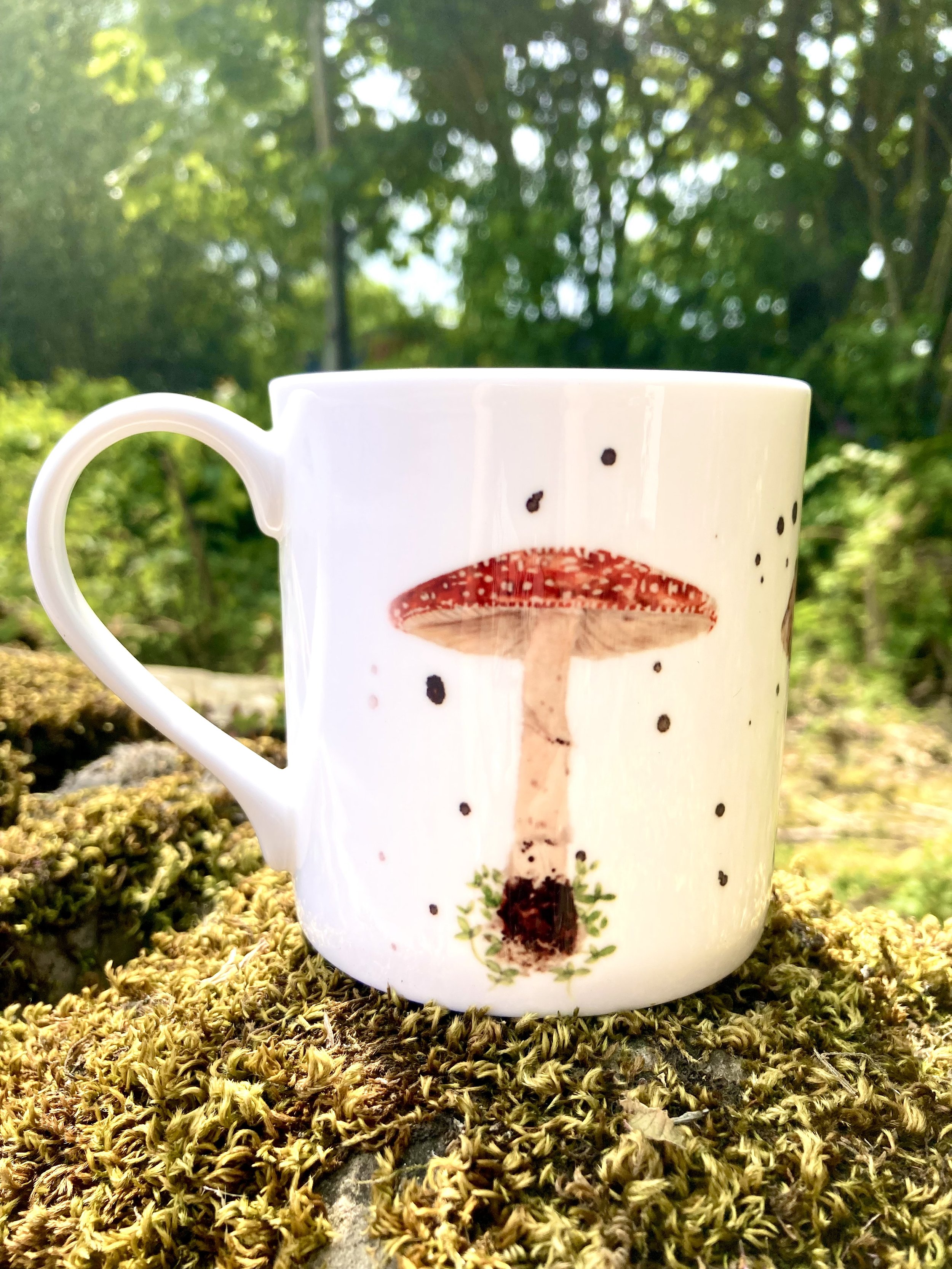 Toadstool Bone China Mug