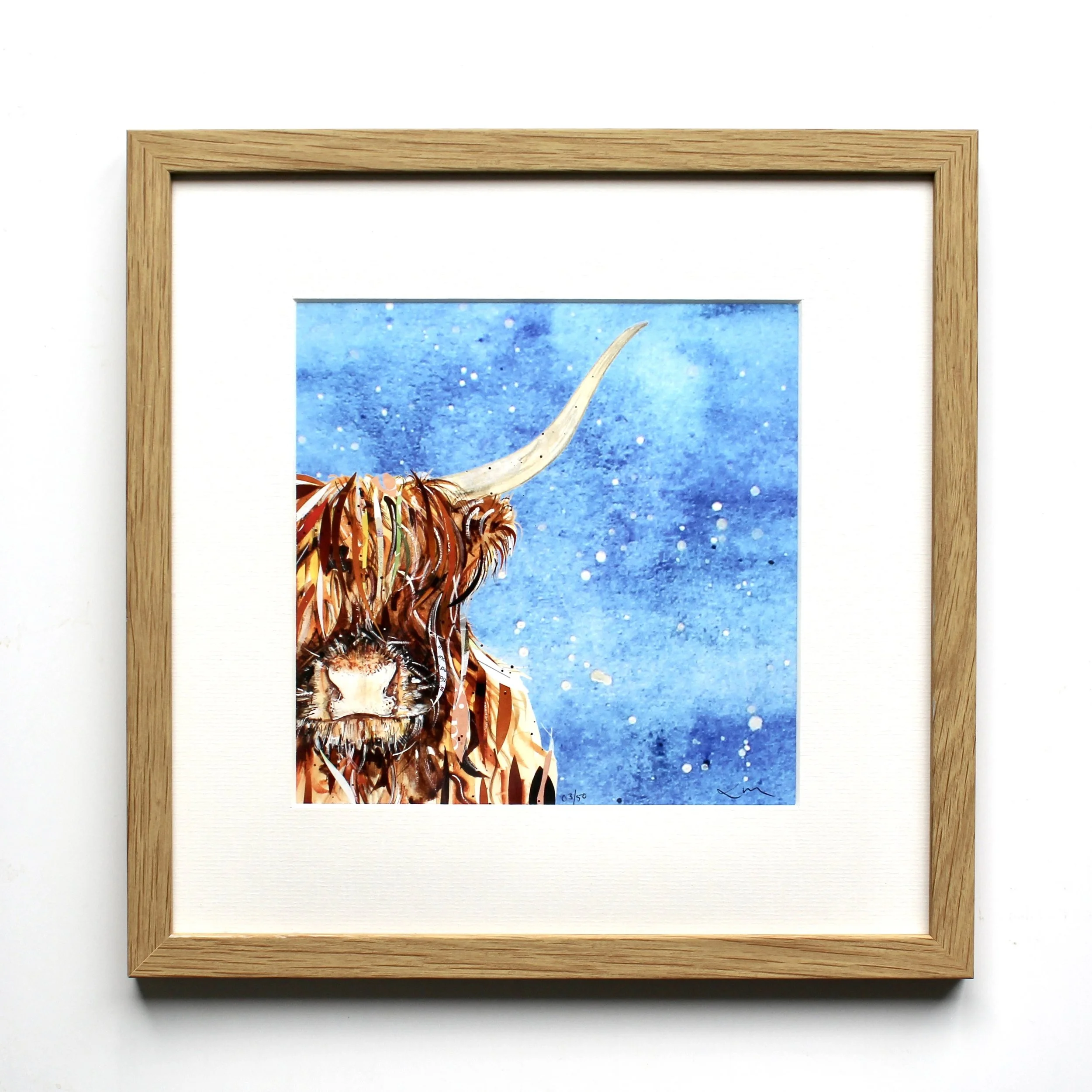 Amid the Winter Snow 200x200mm Print