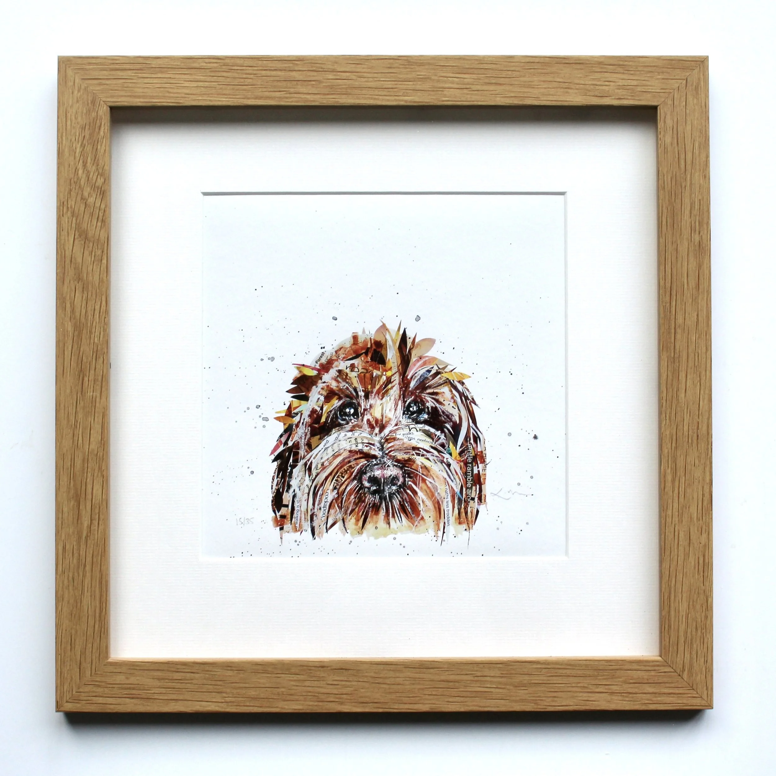 Love You Cockapoo! 200x200mm Print