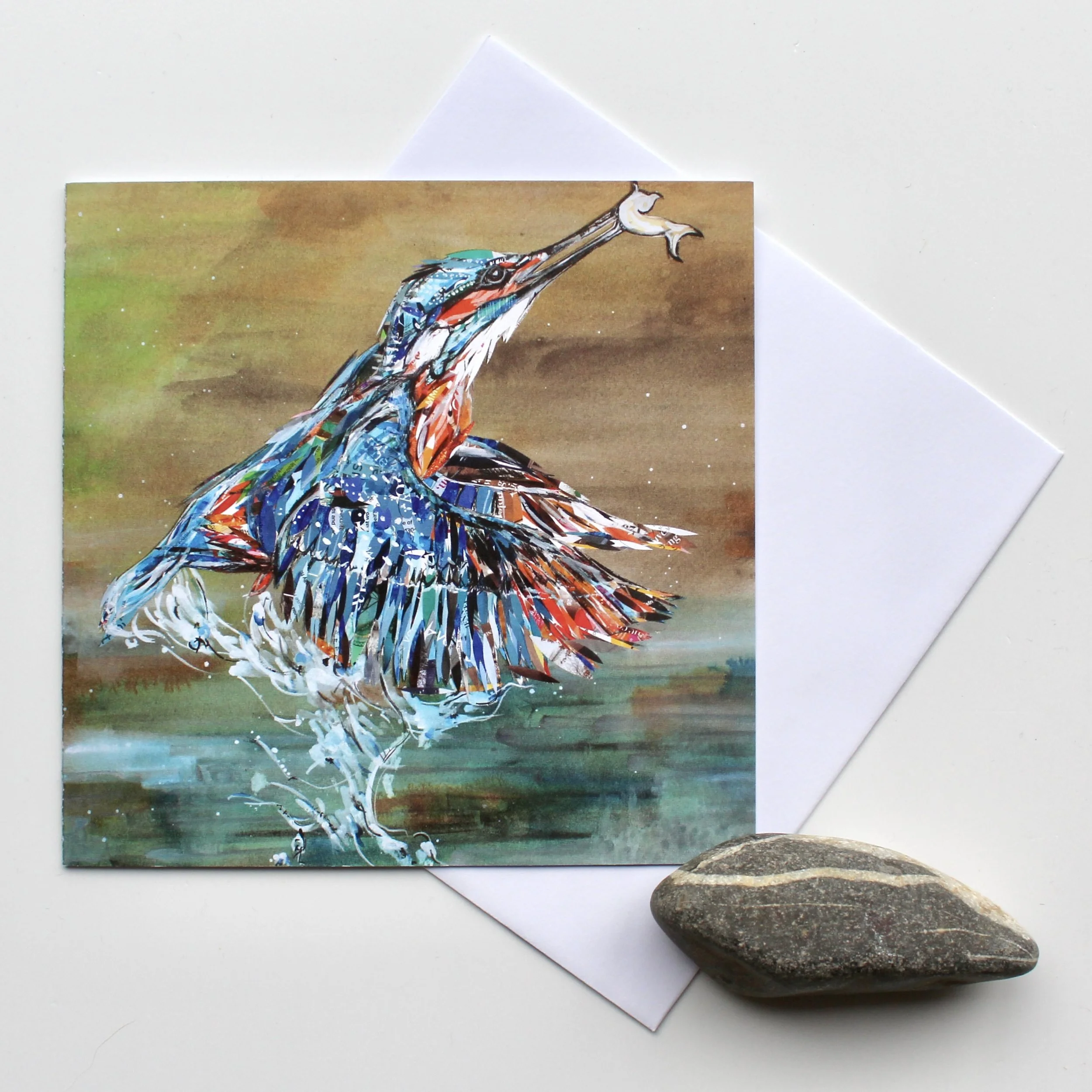Kingfisher Rising Card